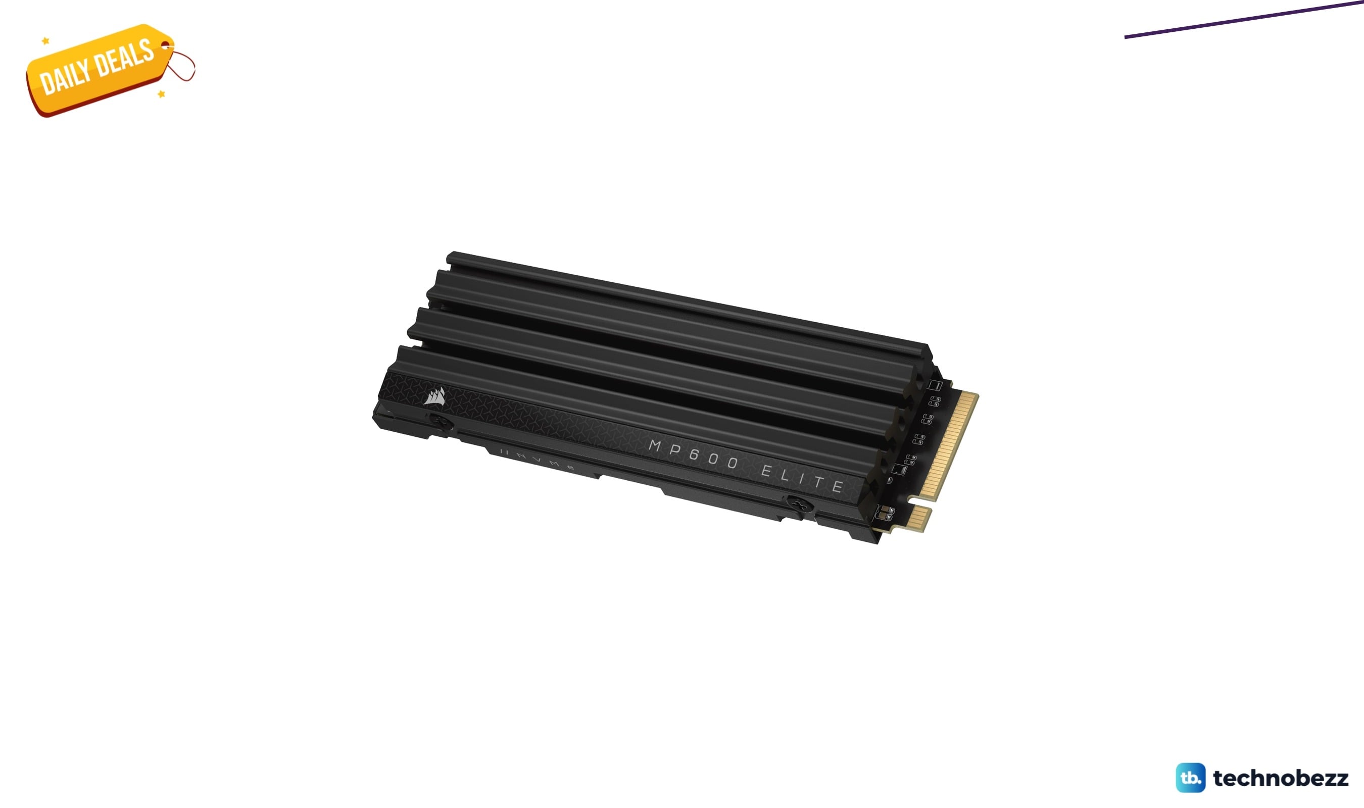 Corsair MP600 Elite 4TB M.2 PCIe Gen4 x4 SSD drops to $599.99