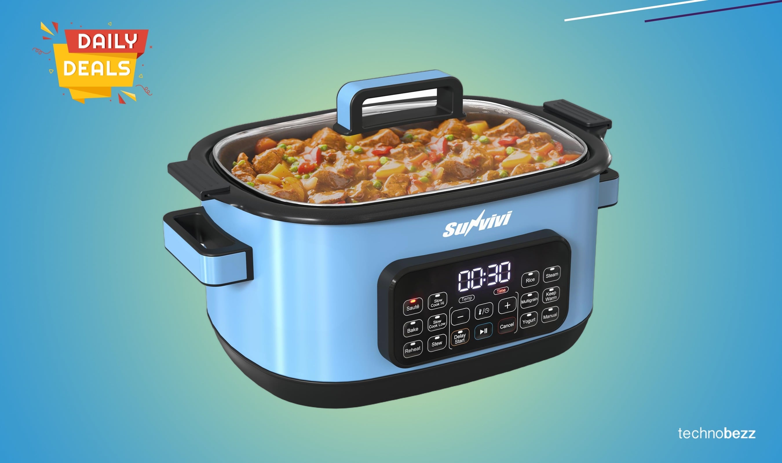 SUNVIVIPRO 12-in-1 Multicooker drops to $102.99 on Amazon
