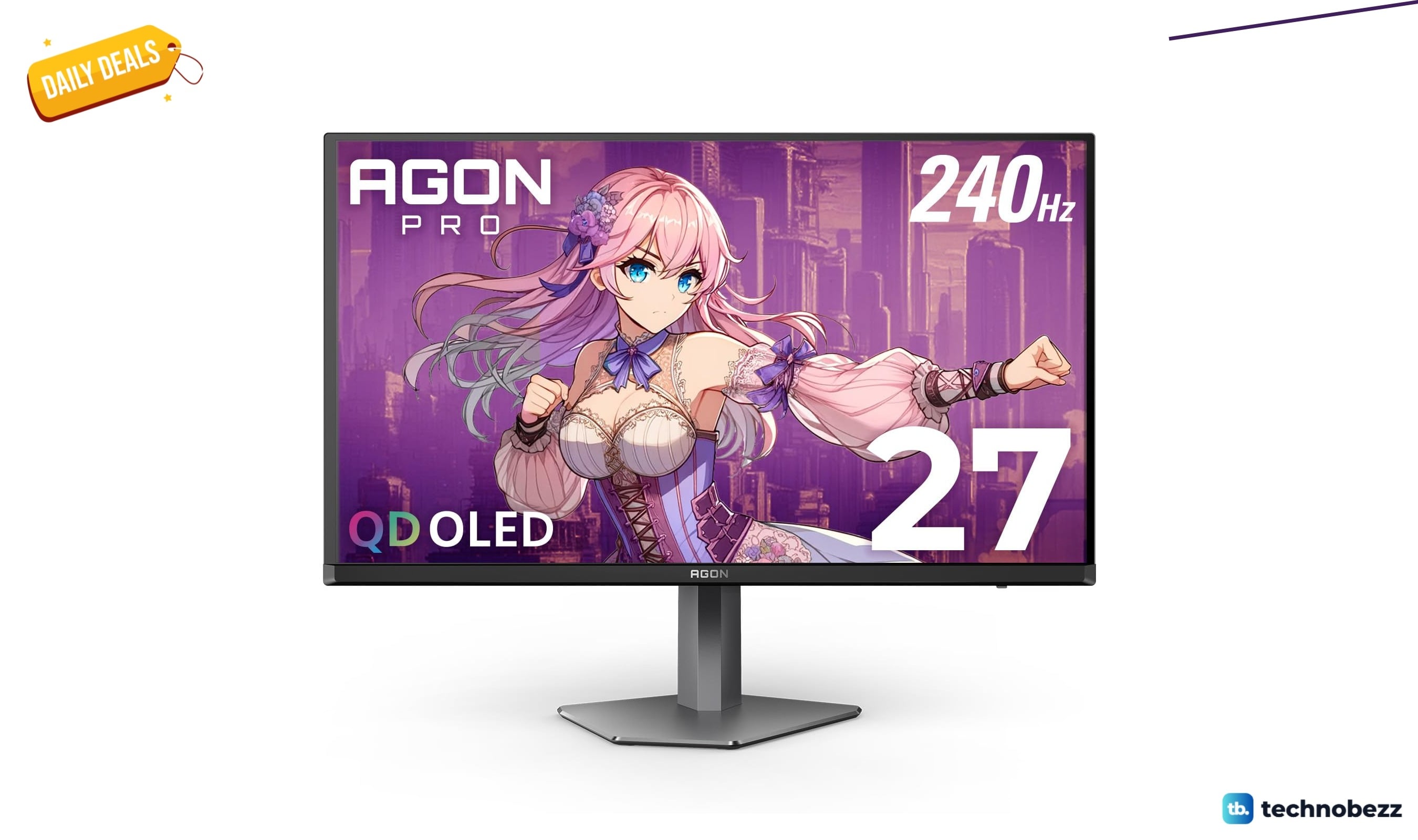 AOC Agon Pro Gaming Monitor QD OLED dips to $349.99