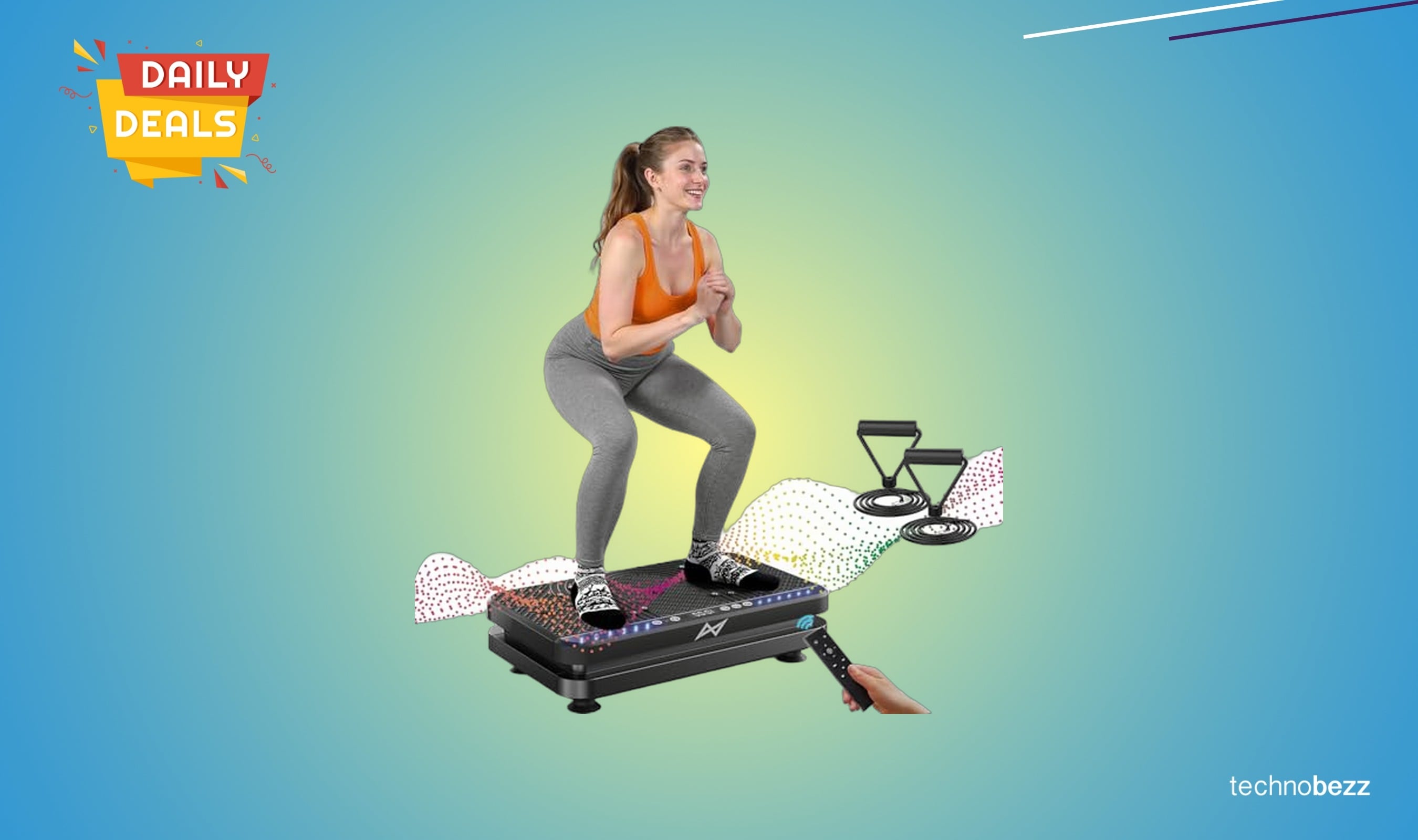AXV Vibration Plate Fitness Platform price drops to $99.99