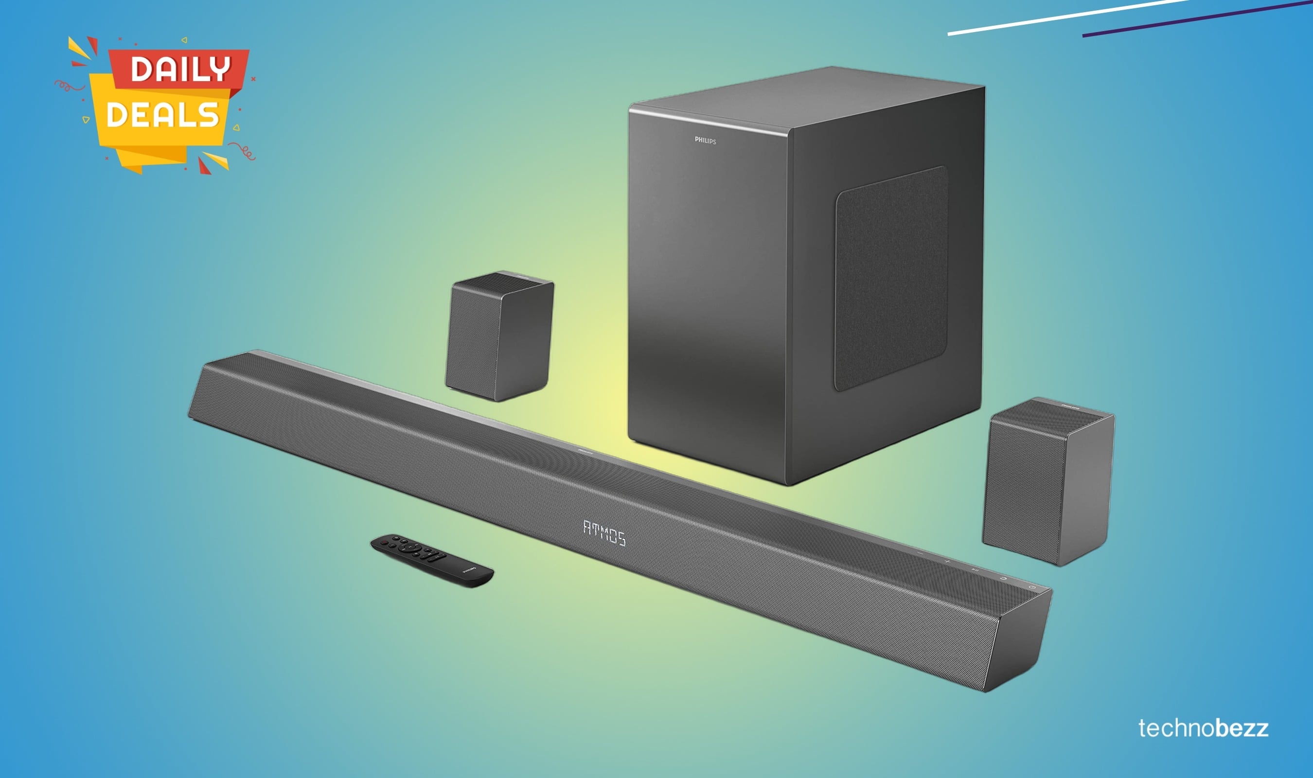 Philips B8967 5.1.2 Channel Soundbar drops to $413.40