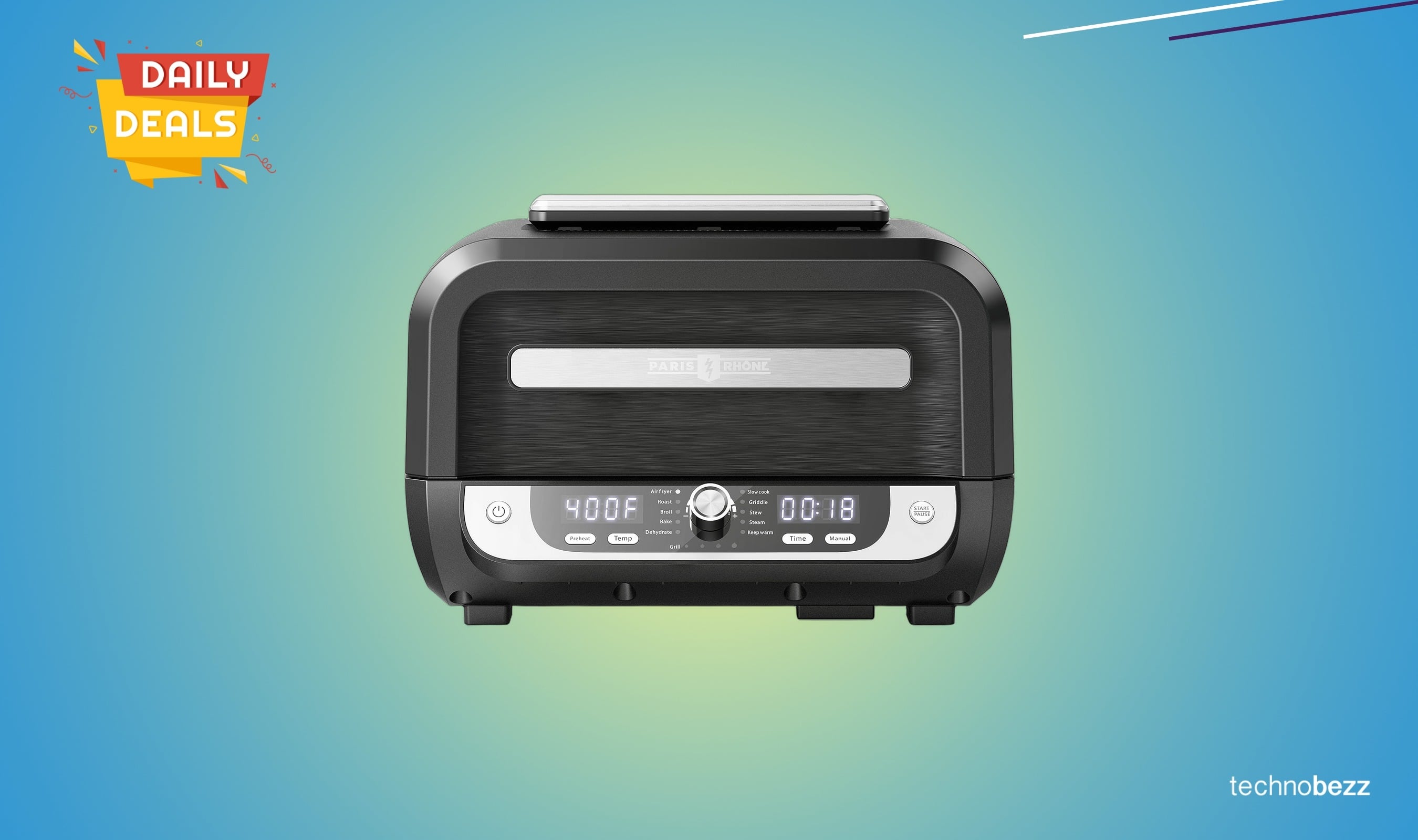 Paris Rhône Smokeless Indoor Grill & Air drops to $63.20