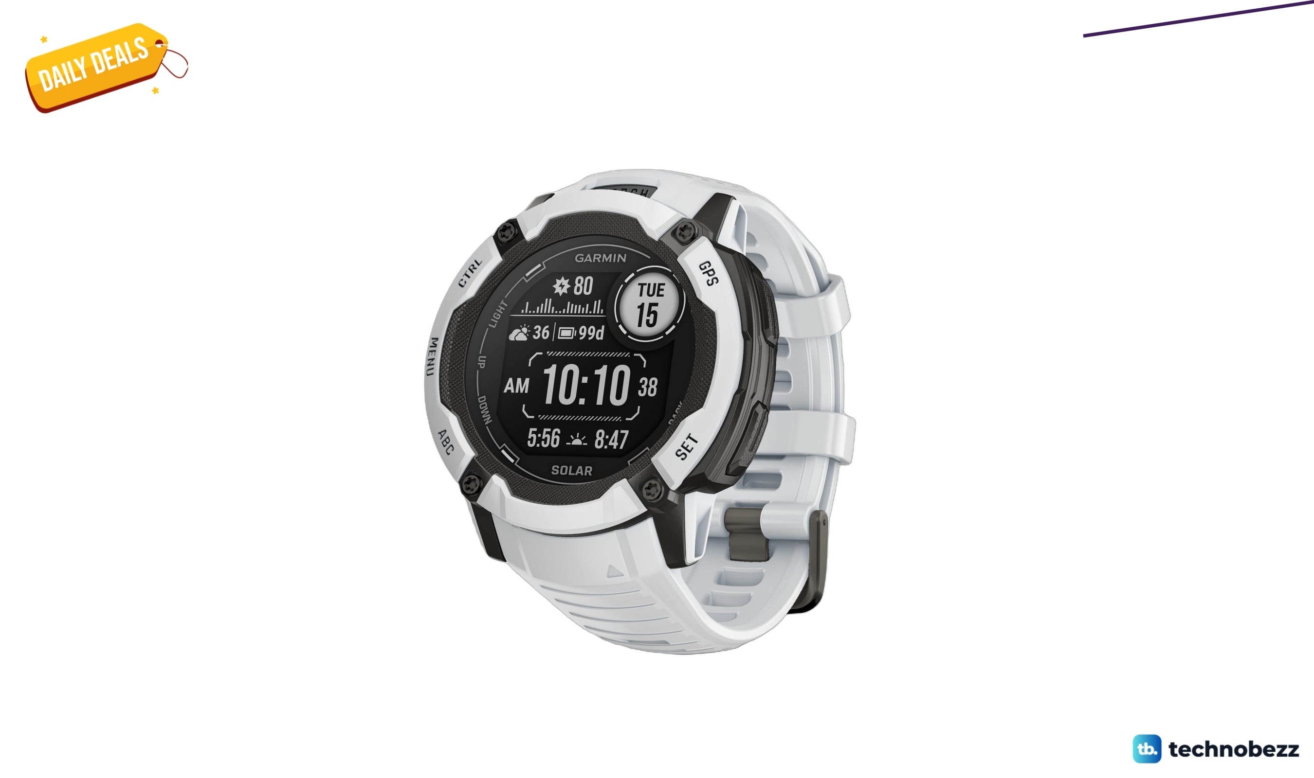 Garmin Instinct 2X Solar rugged GPS smartwatch drops to $310