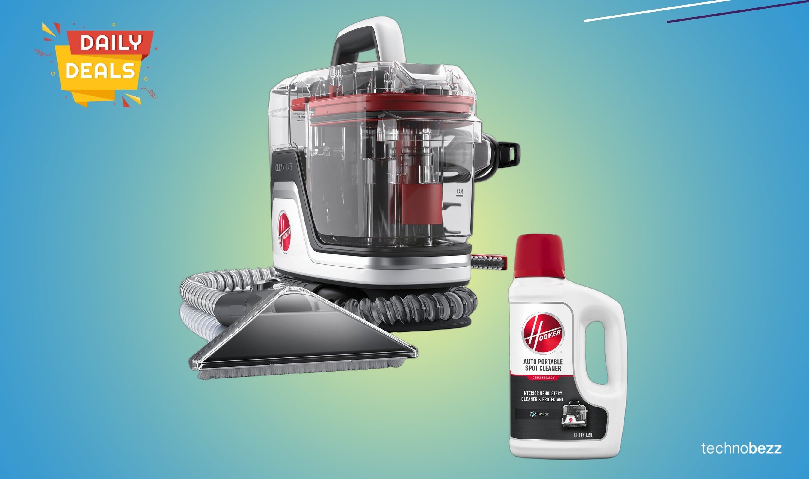 Hoover CleanSlate Plus Portable Spot Cleaner Drops to $109.42