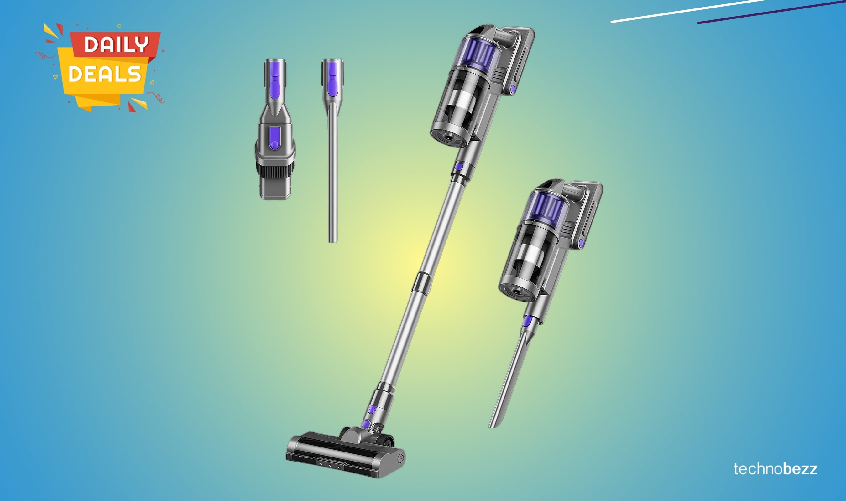 FUNCCUBE V10 cordless vacuum drops to $111.63 on Amazon