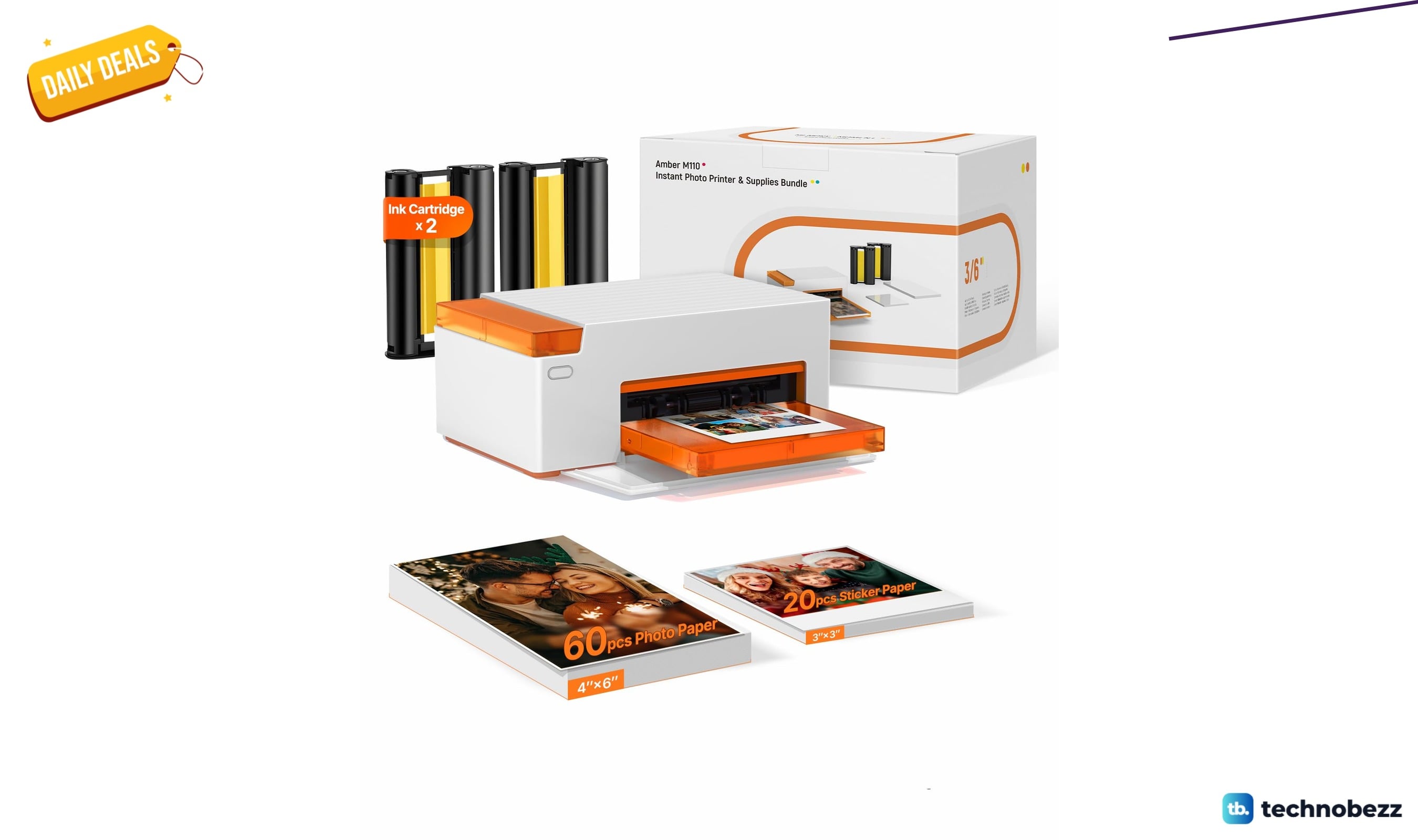 Liene Amber M110 Bluetooth Photo Printer 80 on sale for $144.49