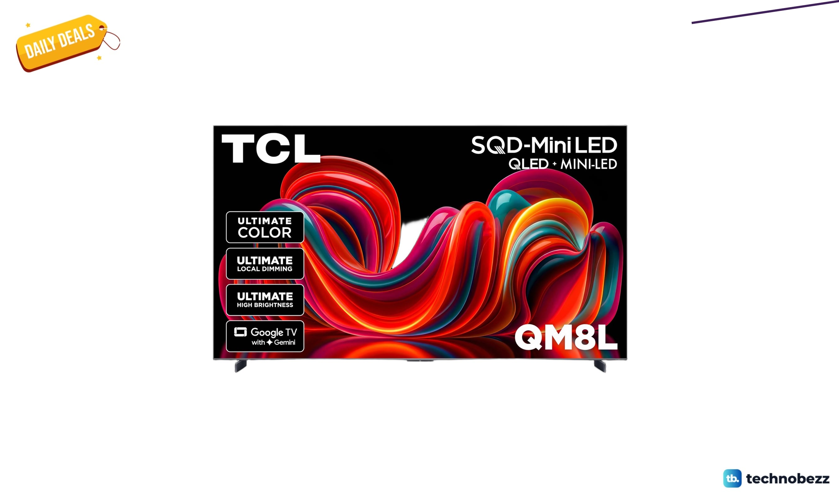 TCL 98 Class QM8L SQD Mini LED QLED drops to $4629.89 at Amazon