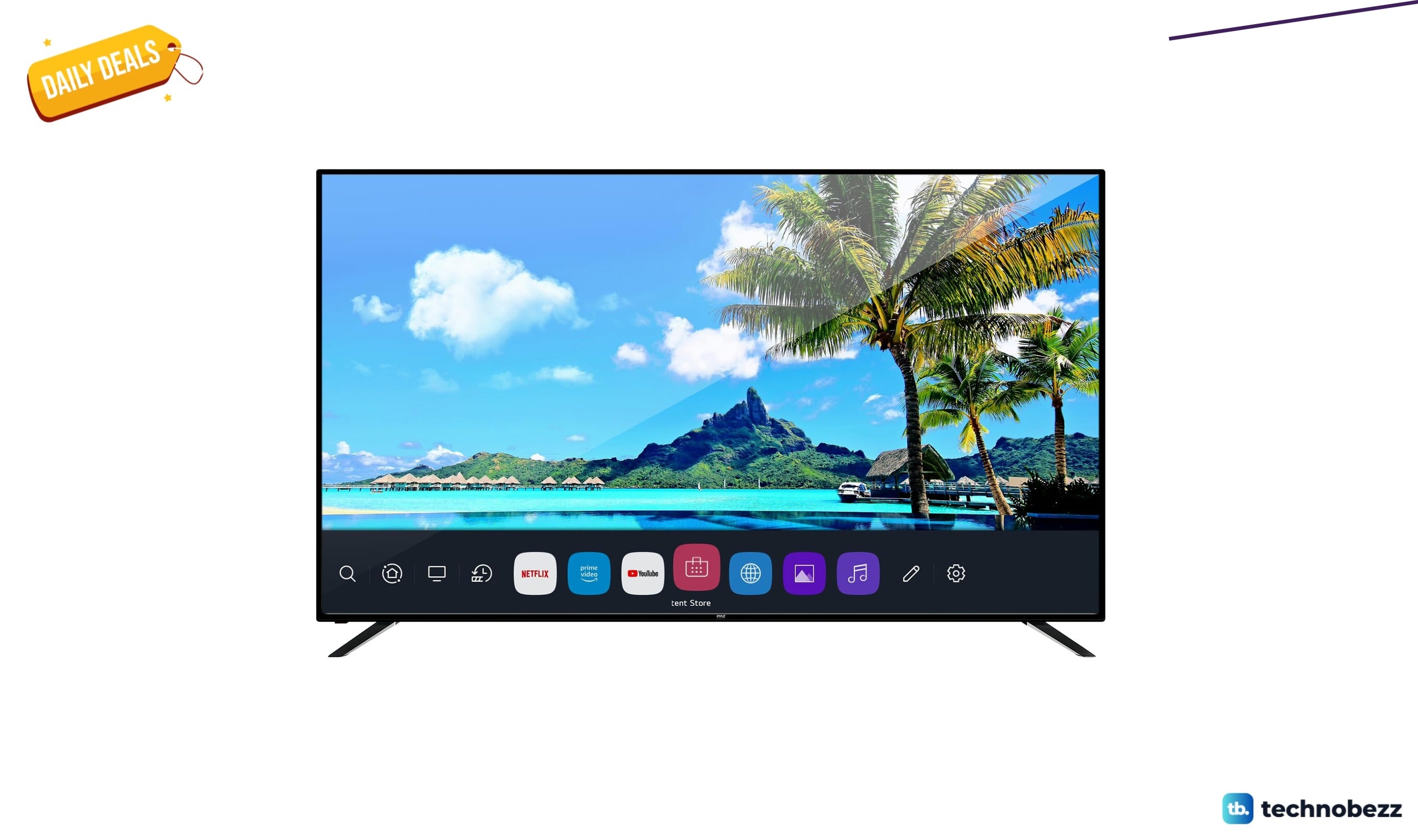 Pyle 75 Inch 2160p UHD Smart TV drops to $501.50 on Amazon