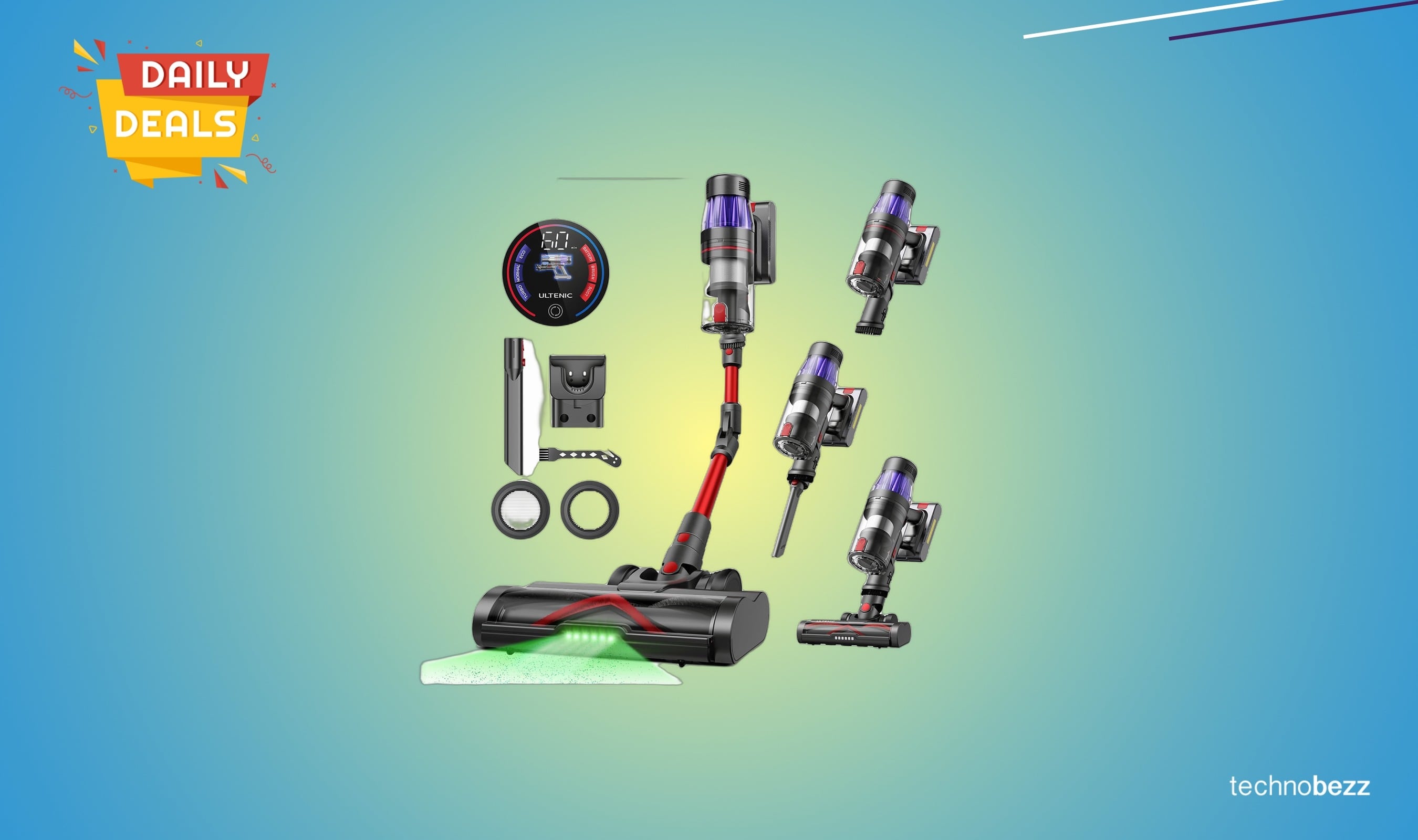 Ultenic Cordless Vacuum Cleaner hits new low price of $129.99