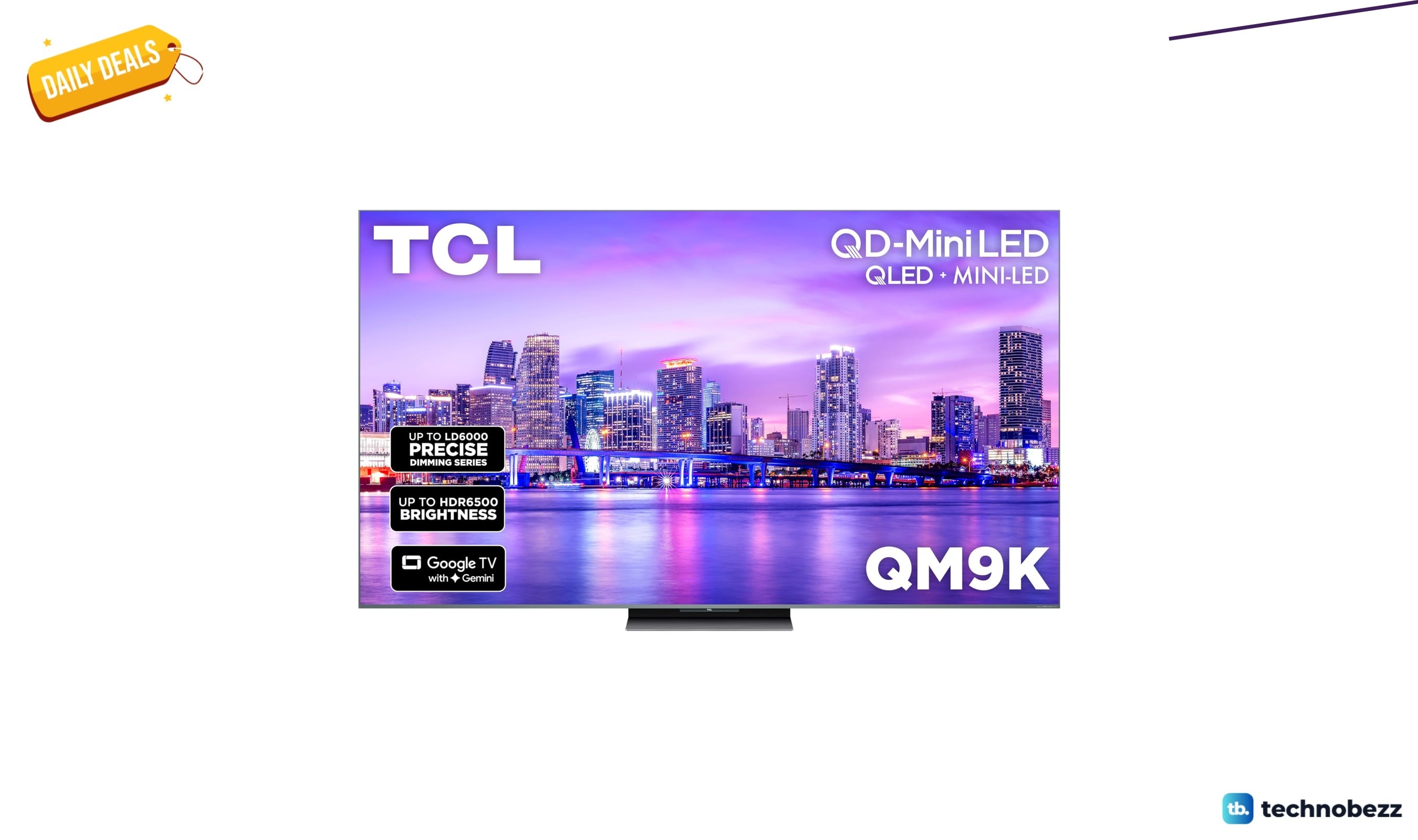 TCL 75 Class QM9K Mini LED QLED price drops to $1499.99