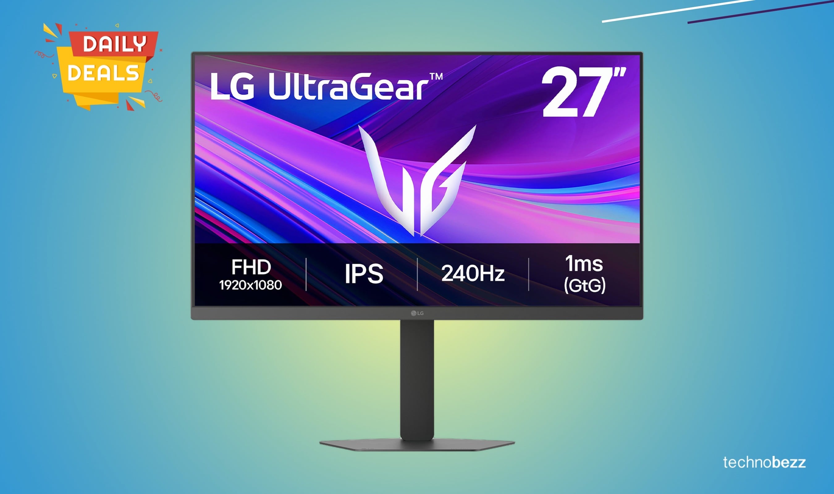 LG 27G440A-B Ultragear 240Hz Gaming Monitor Drops to $257.99