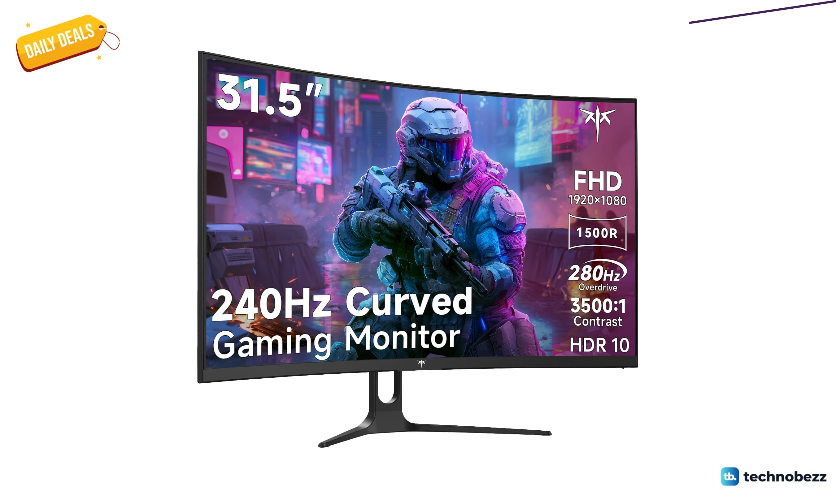 KTC Curved Gaming Monitor now selling for $180.47