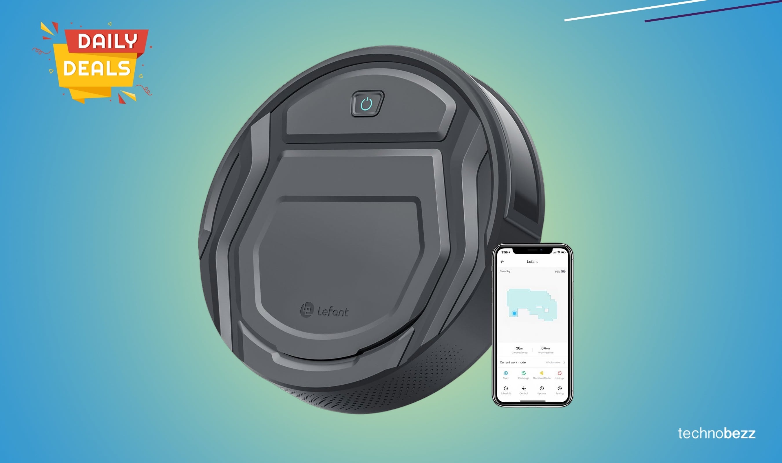 Lefant M210 Pro robot vacuum drops to $89 on Amazon