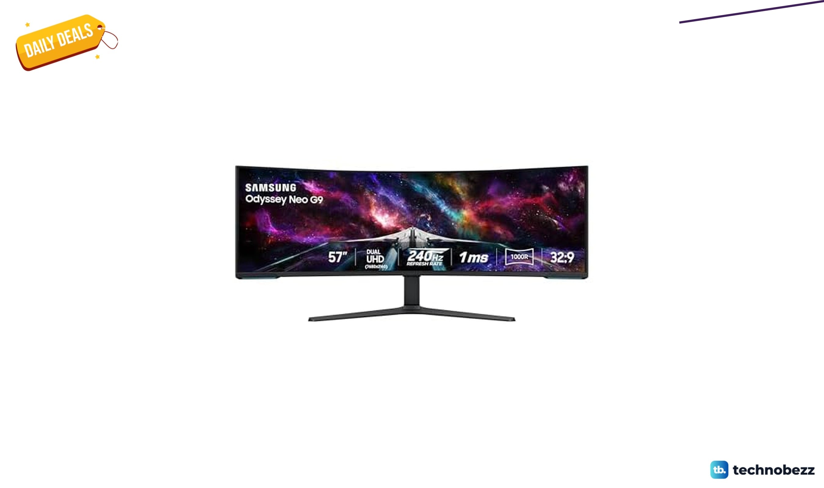 Woot offers the Samsung Odyssey Neo G9 G95NC Dual UHD for $1729.99