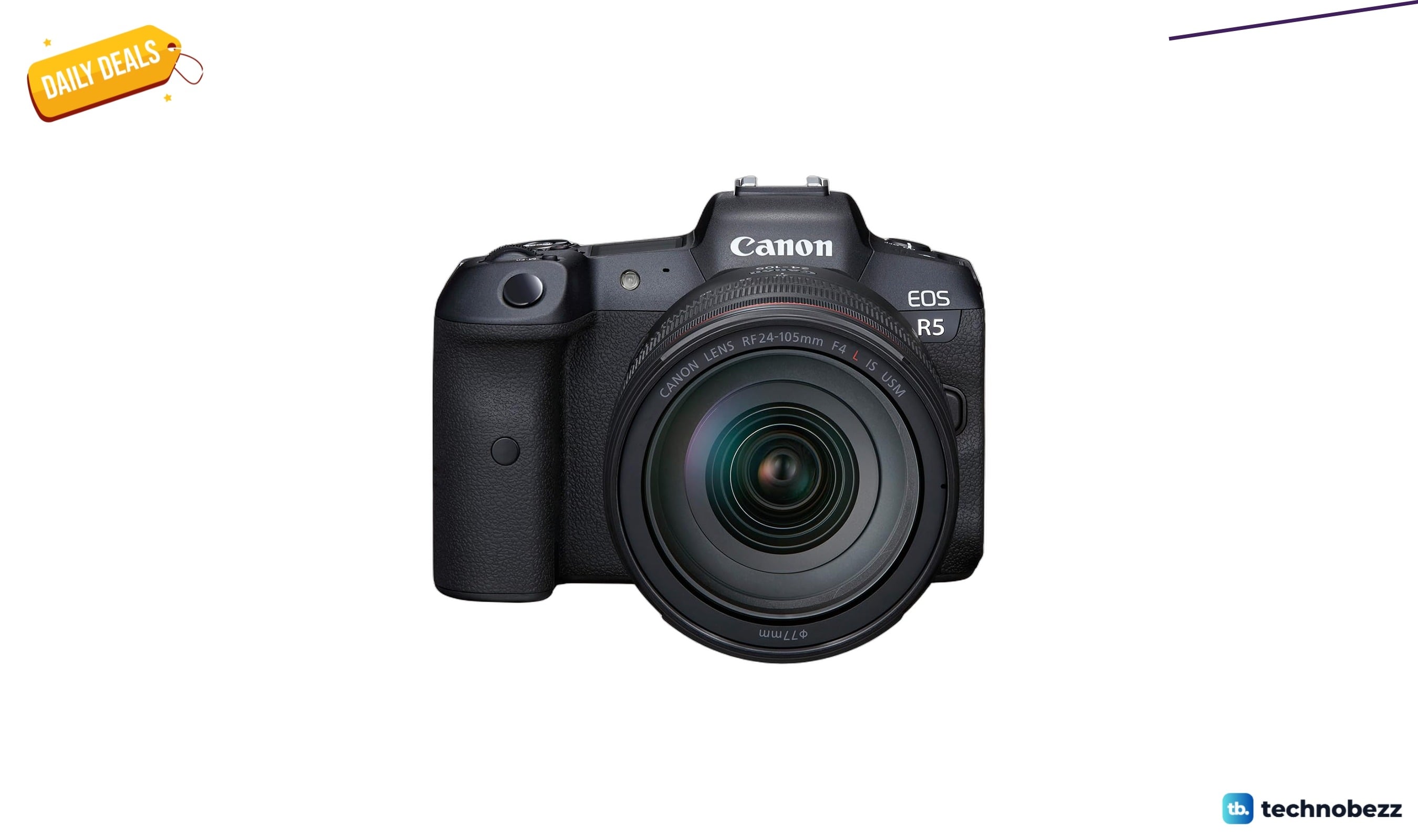 Canon EOS R5 with RF24-105mm F4 lens drops to $4049 on Amazon