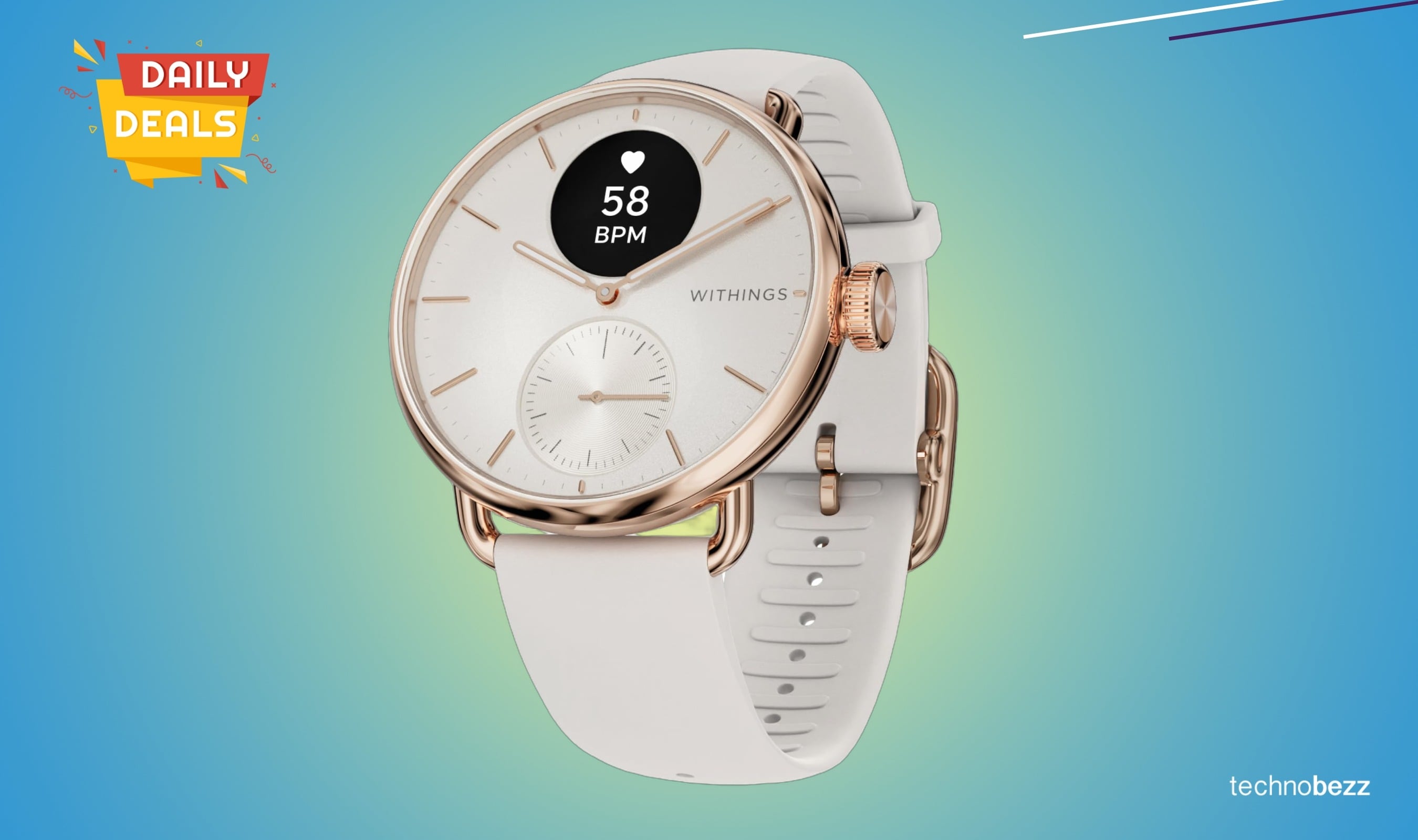 WITHINGS ScanWatch 2 hybrid smartwatch drops to $299.94
