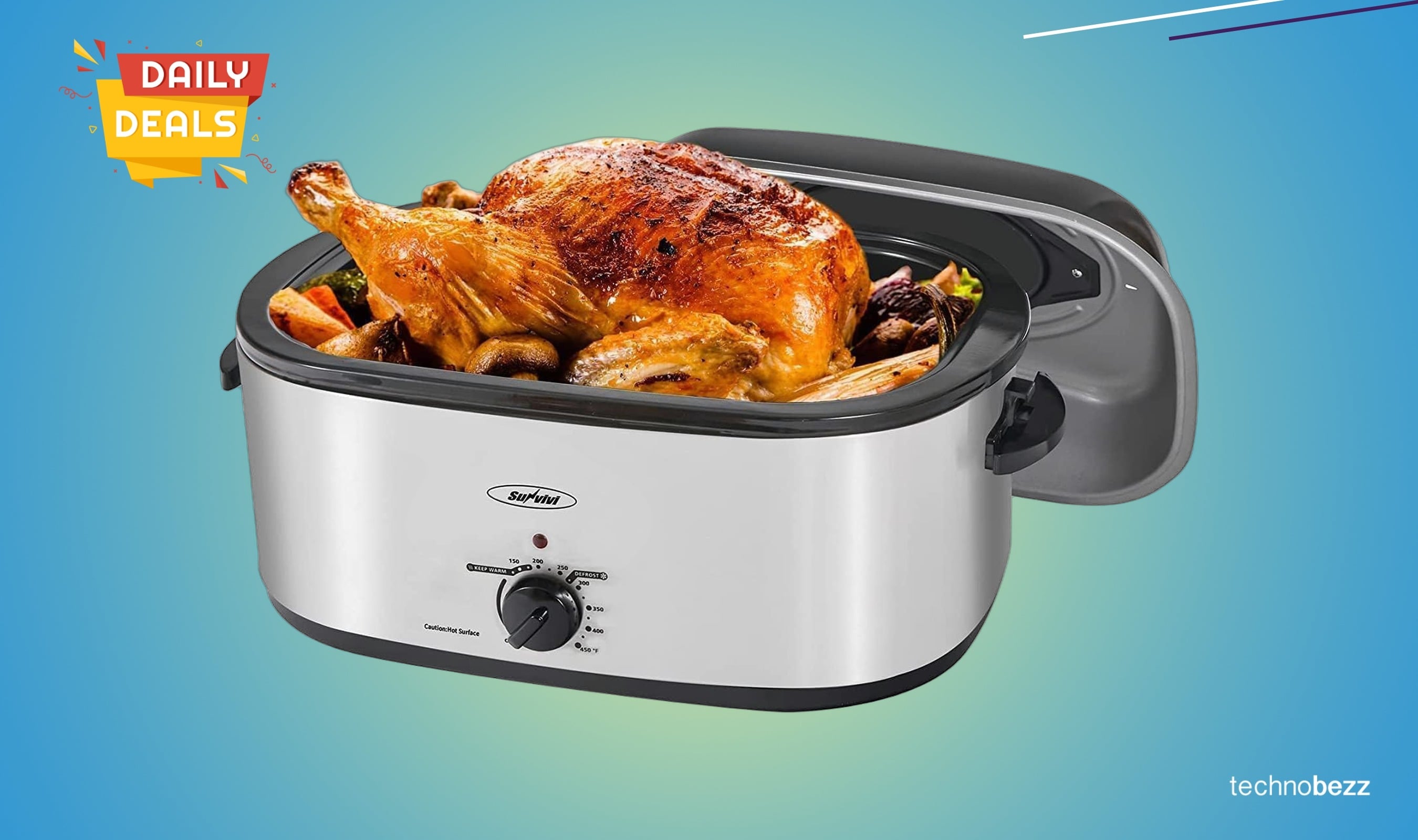 Sunvivi Electric Roaster drops to a new low price of $62.99