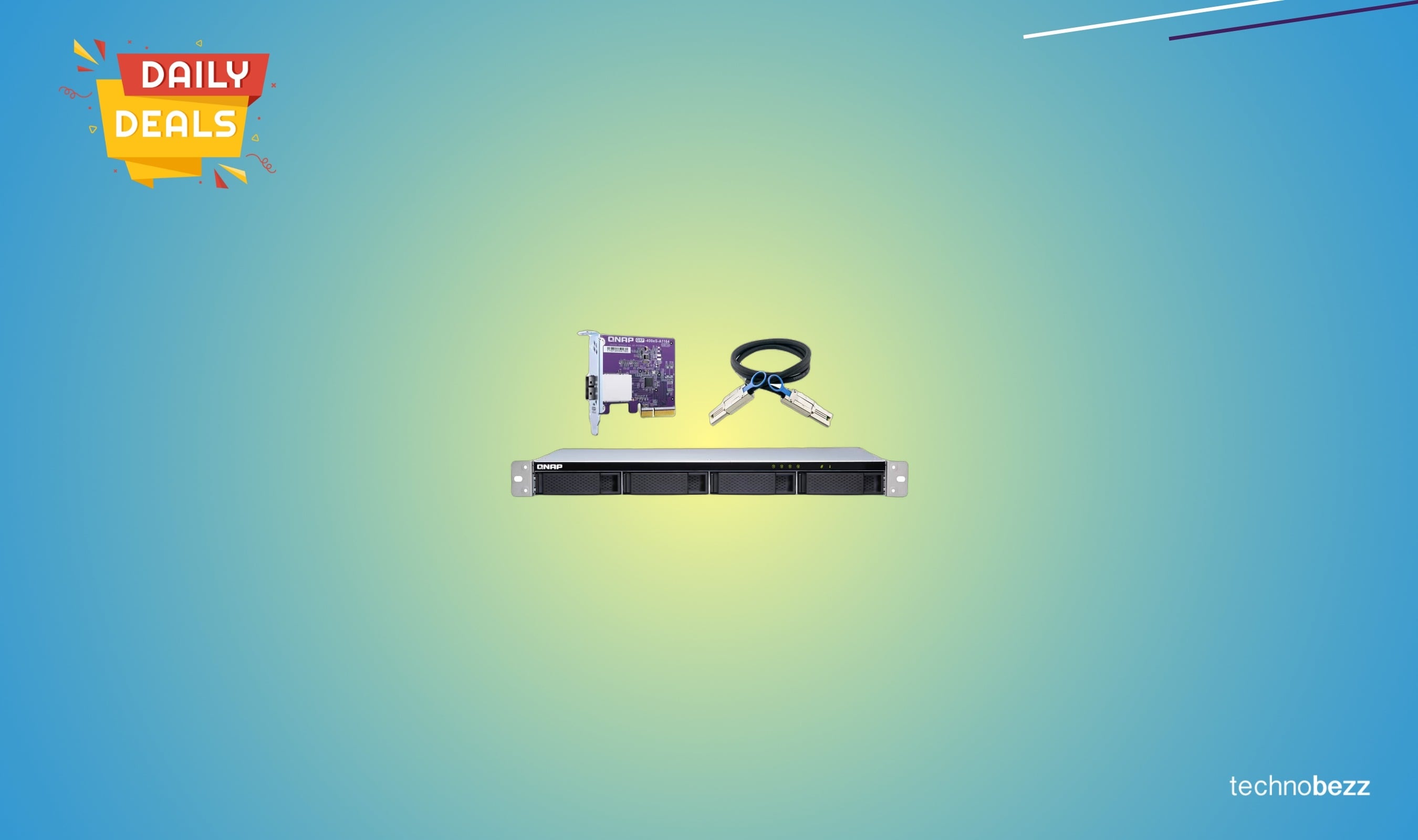 QNAP TL-R400S 4 Bay Rackmount SATA Enclosure Drops to $529.98