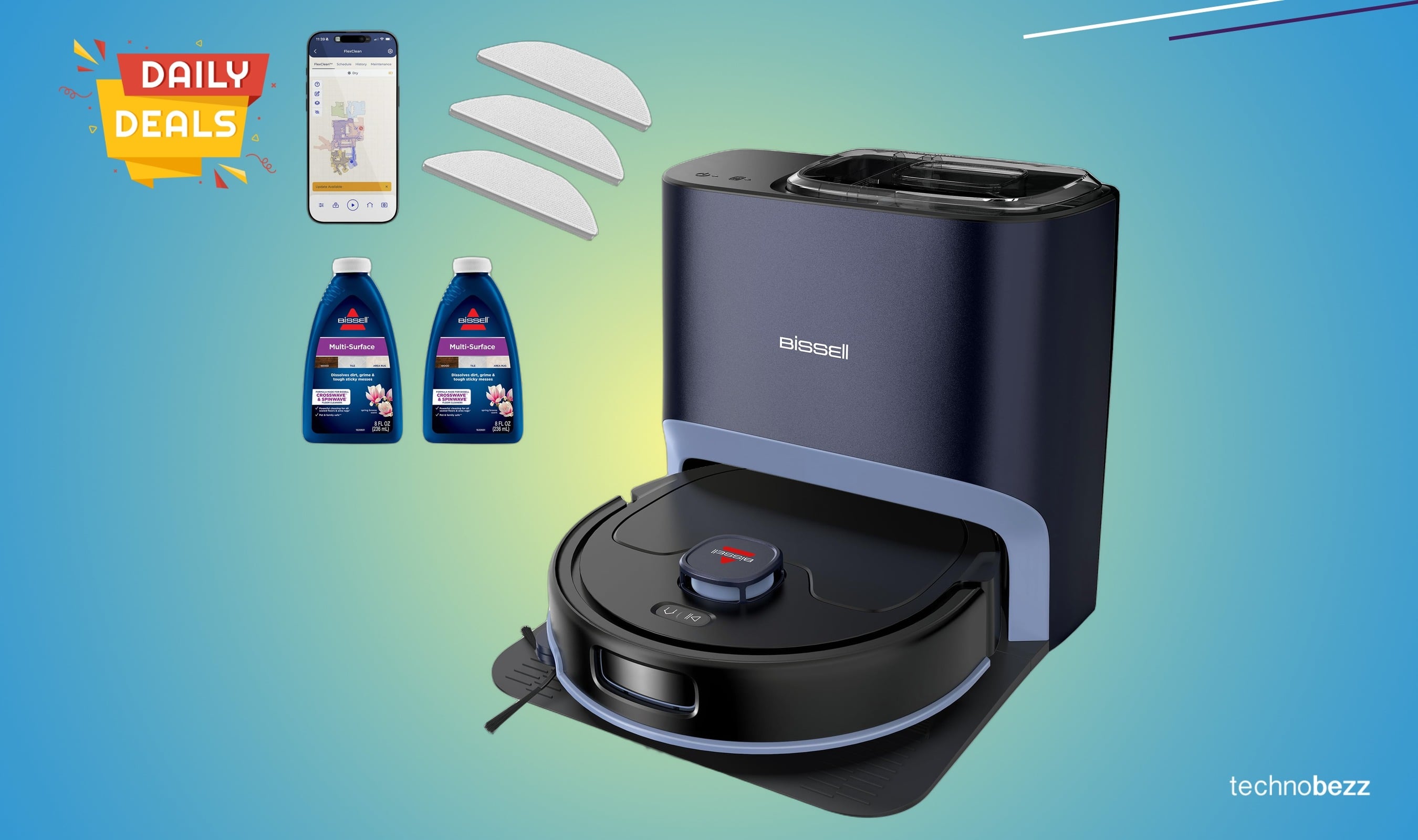 Bissell FlexClean FurForce Robot Vacuum and Mop drops to $399.99