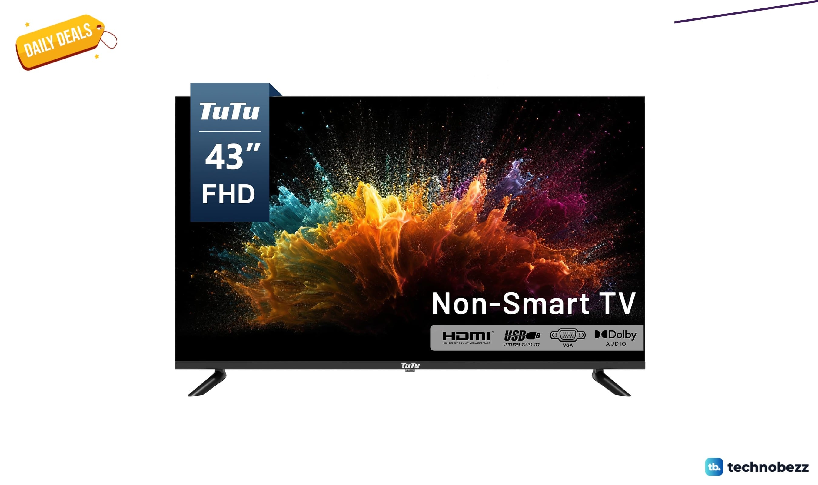 TuTu 43-inch FHD TV now $199, down from $249.99