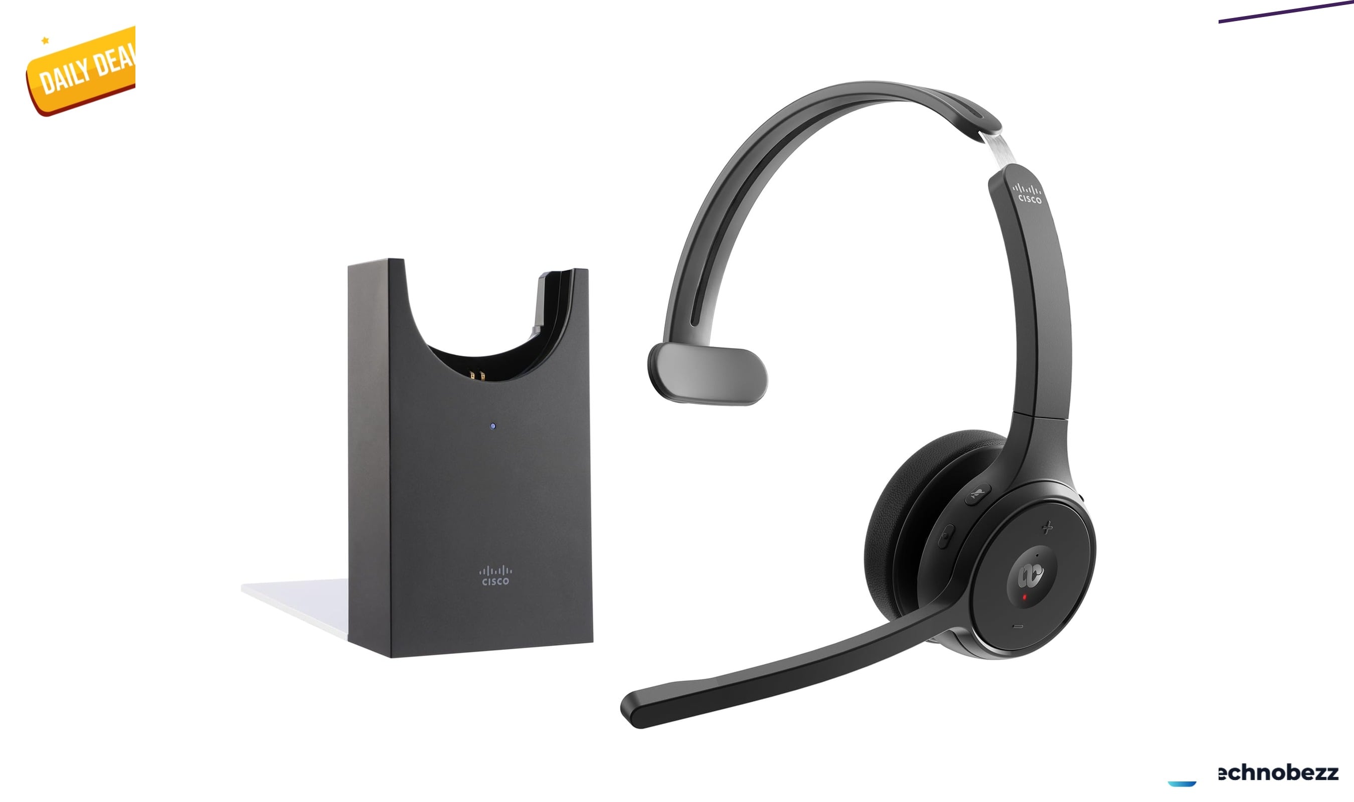 Cisco Headset 721 wireless single on-ear Bluetooth drops to $228.21