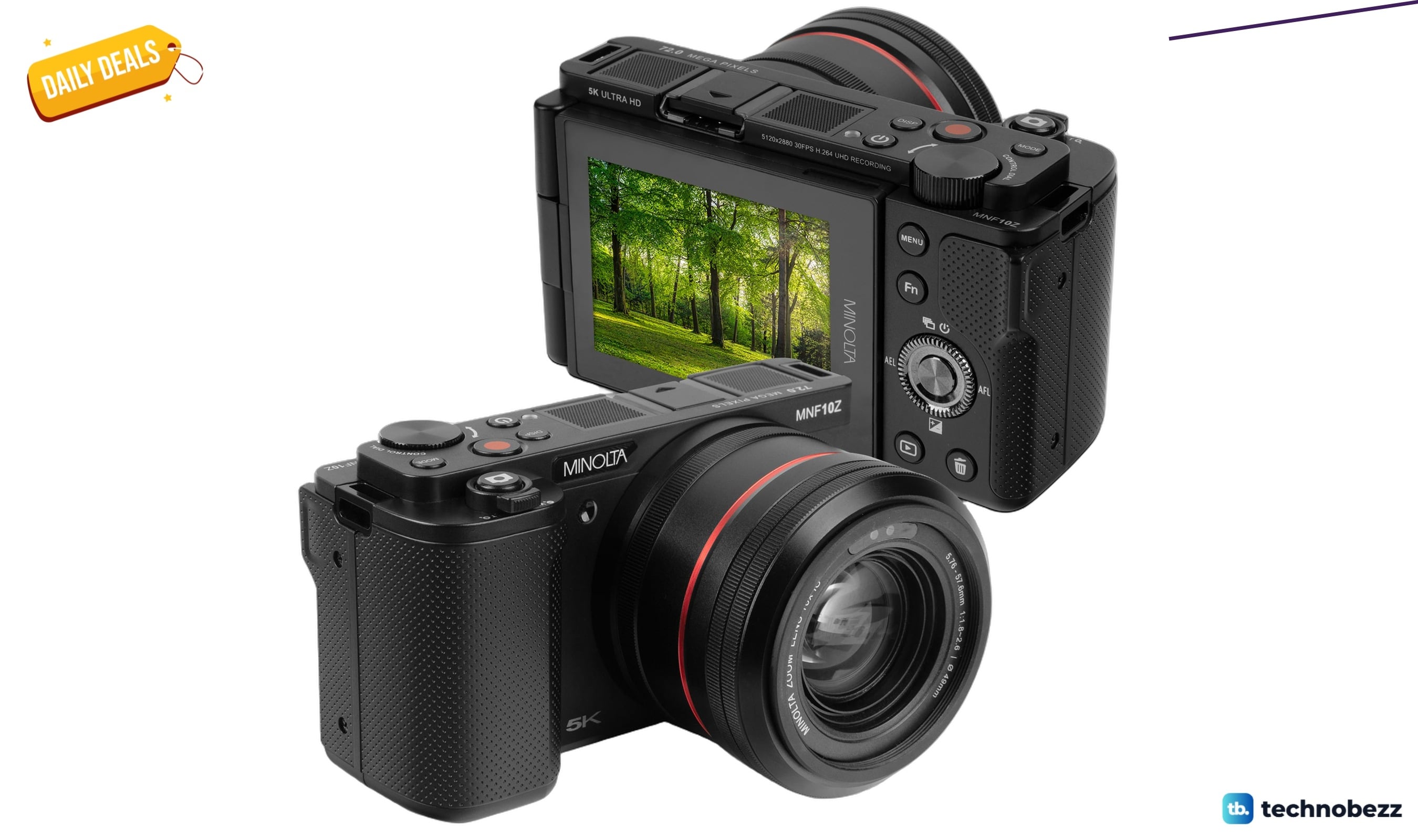 Minolta 72MP Camera with 10x Optical Zoom drops to $269.01