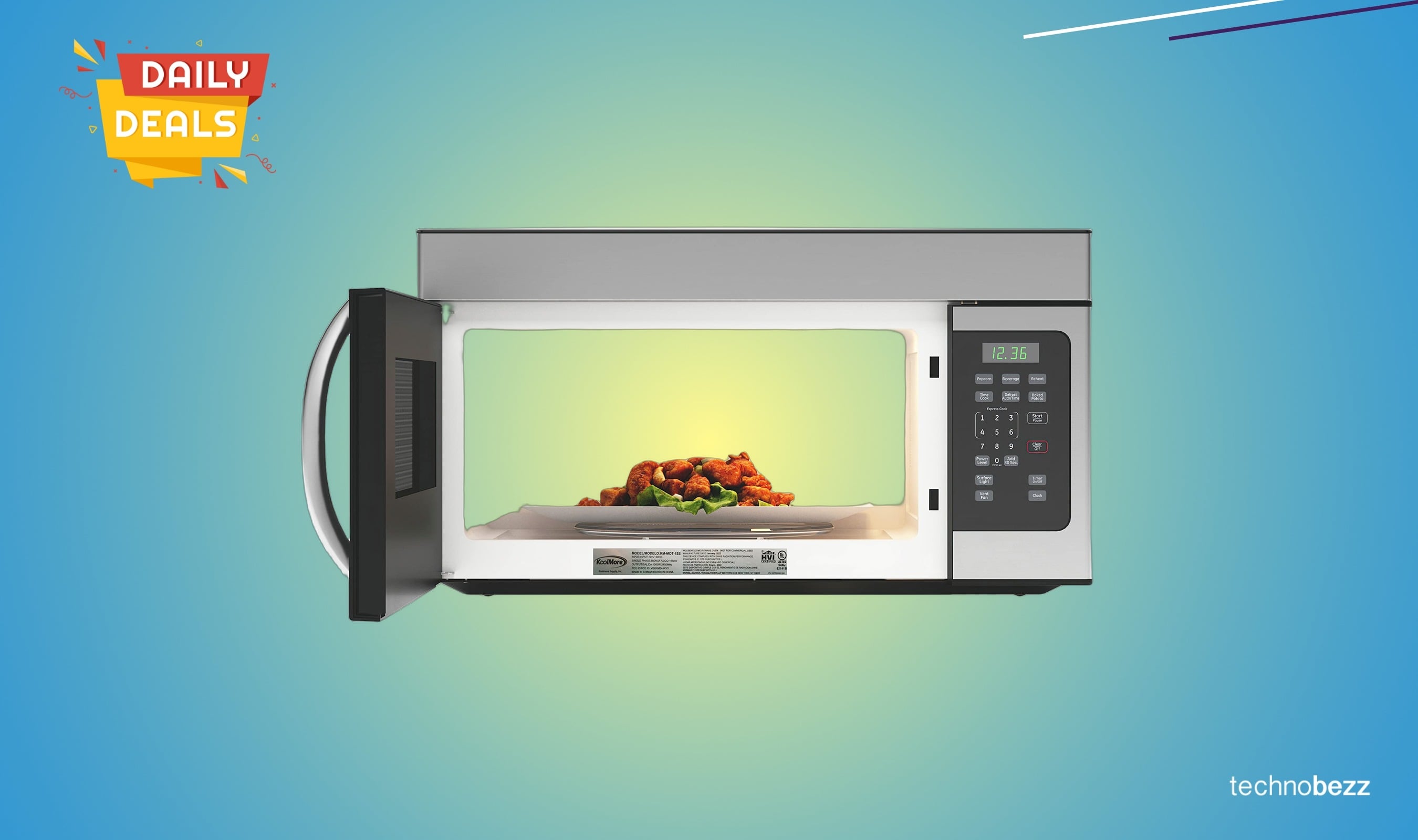 KoolMore 1.6 Cu. Ft. Over Range Microwave drops to $299