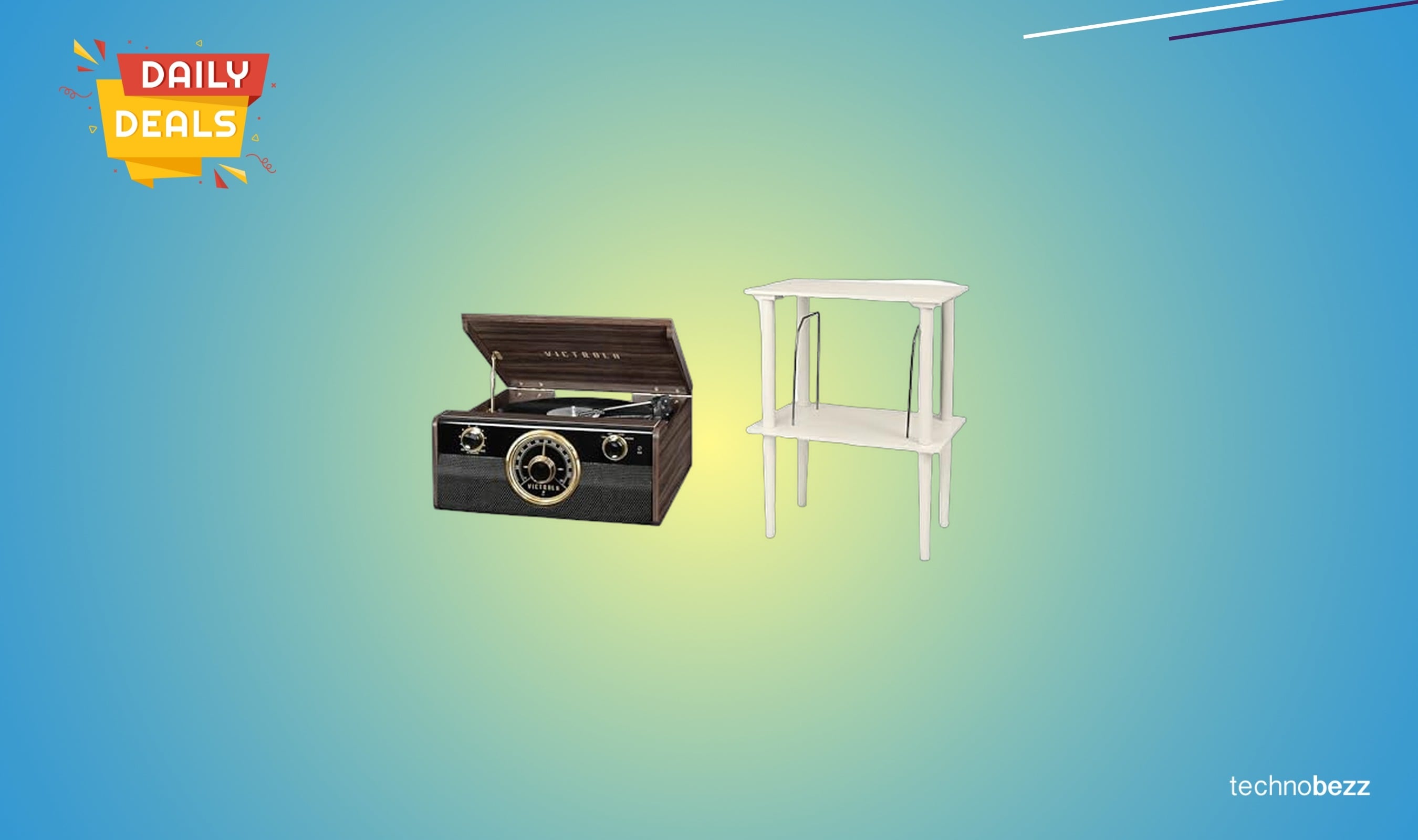 Victrola Metropolitan 4-in-1 Bluetooth Record Player Drops to $149.98