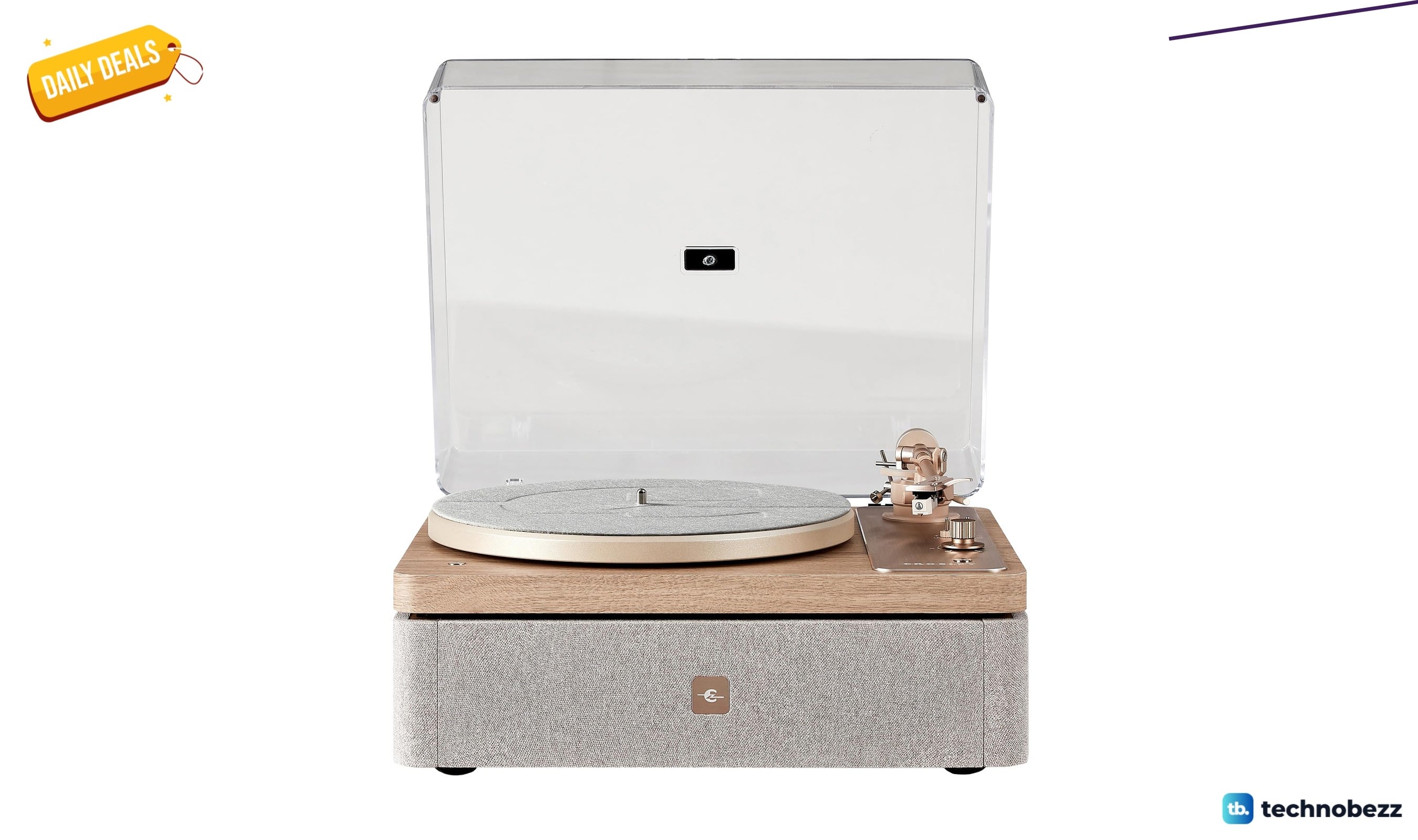 Crosley E100A-NALG 2-Speed Record Player Turntable drops to $301.46