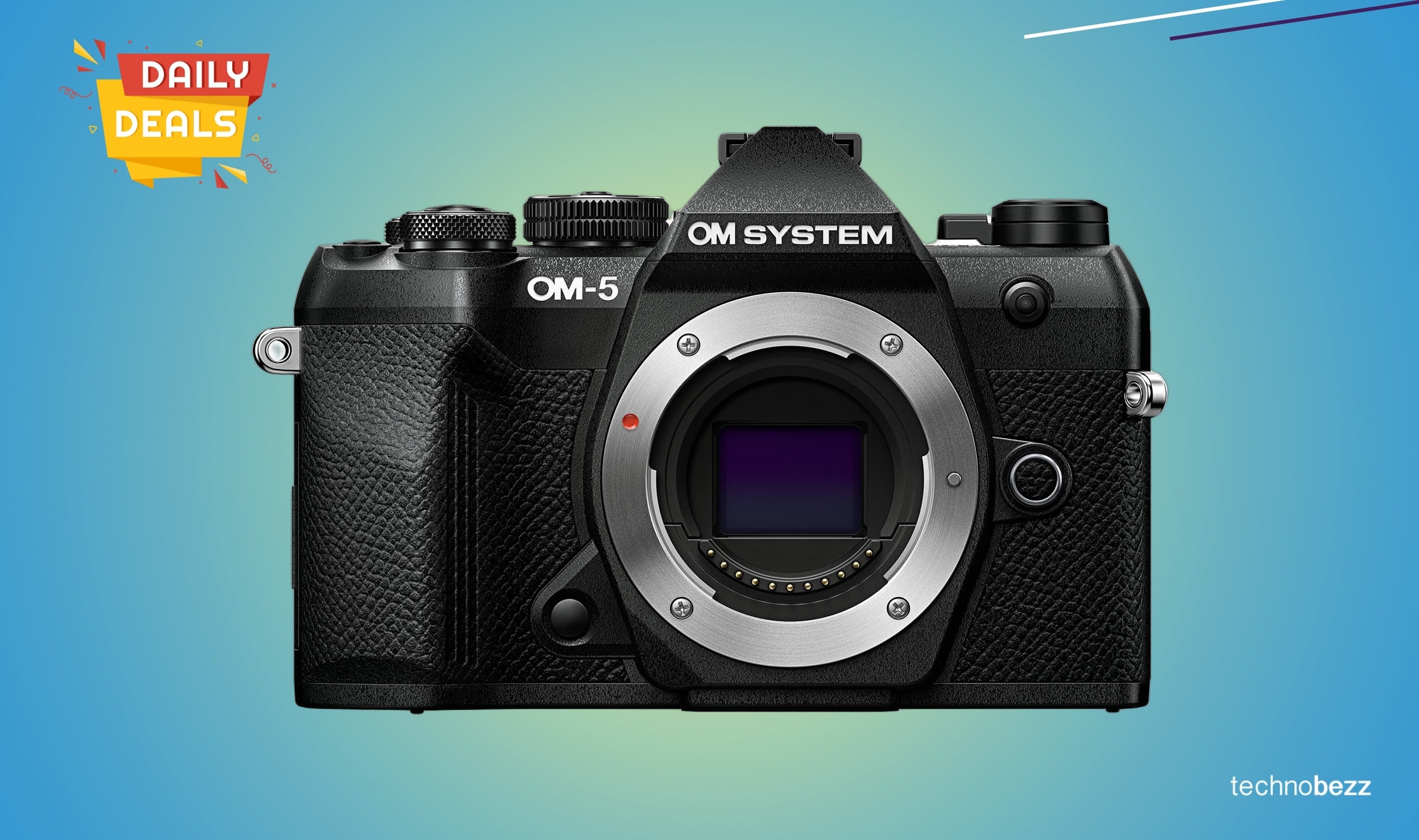 OM SYSTEM OM-5 Mark II Body Black drops to $1049.99