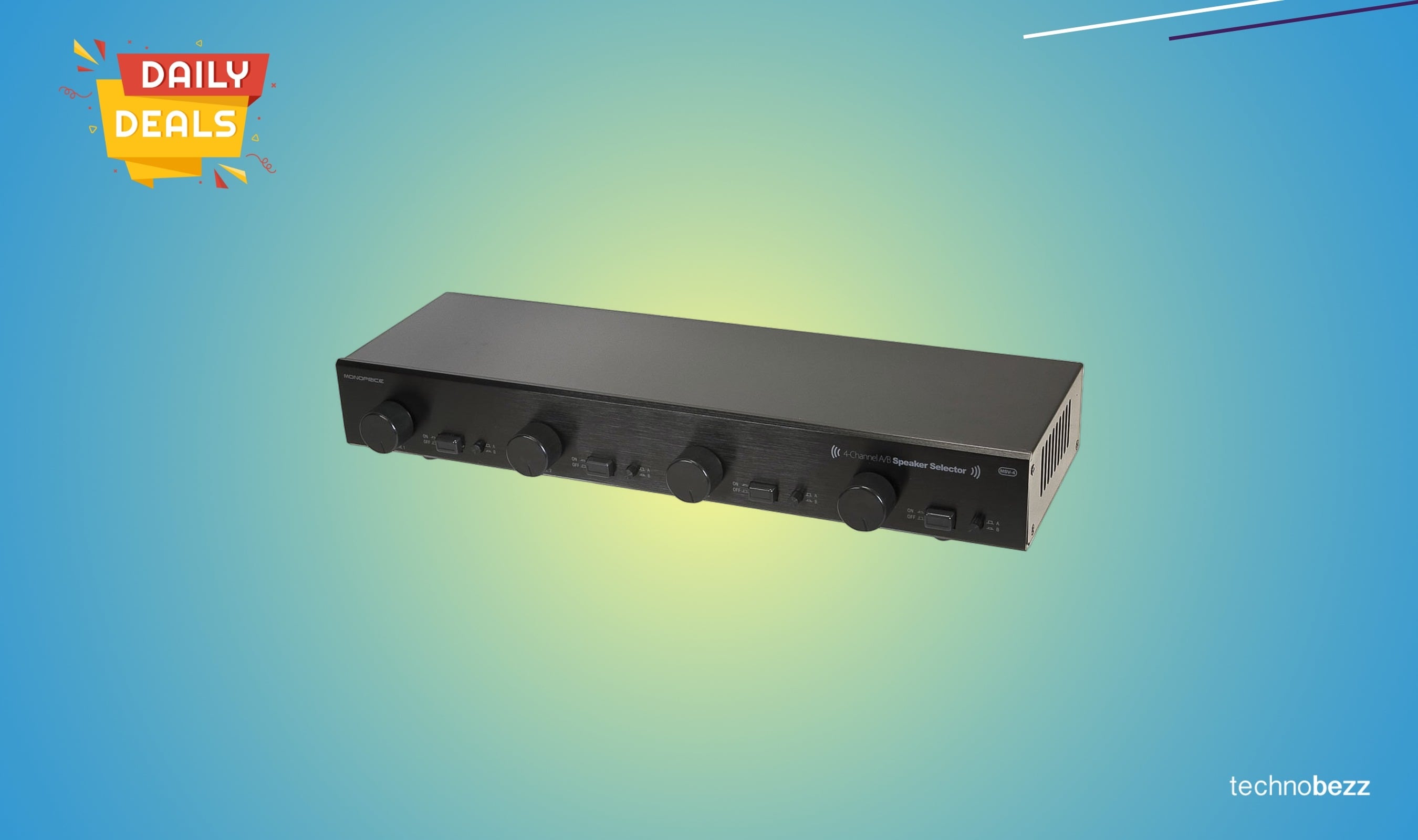 Monoprice 4-Channel Speaker Selector drops to $105.89 on Amazon