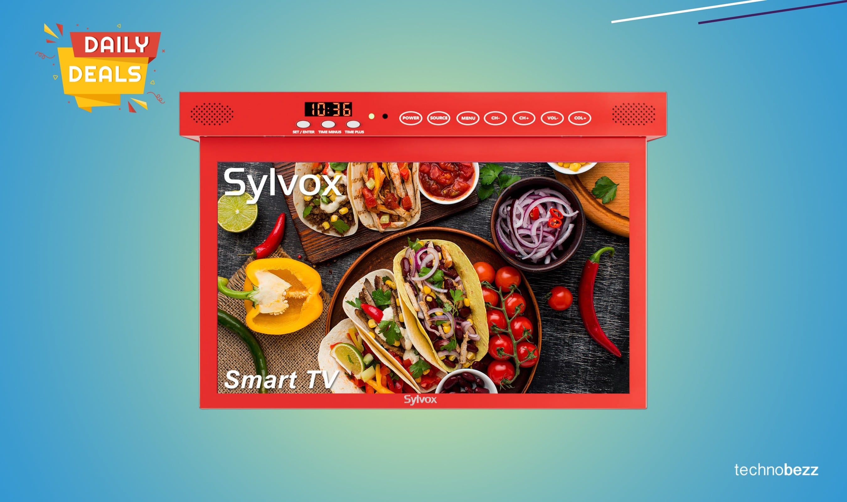 SYLVOX 15.6-inch Under Cabinet Smart TV drops to $239