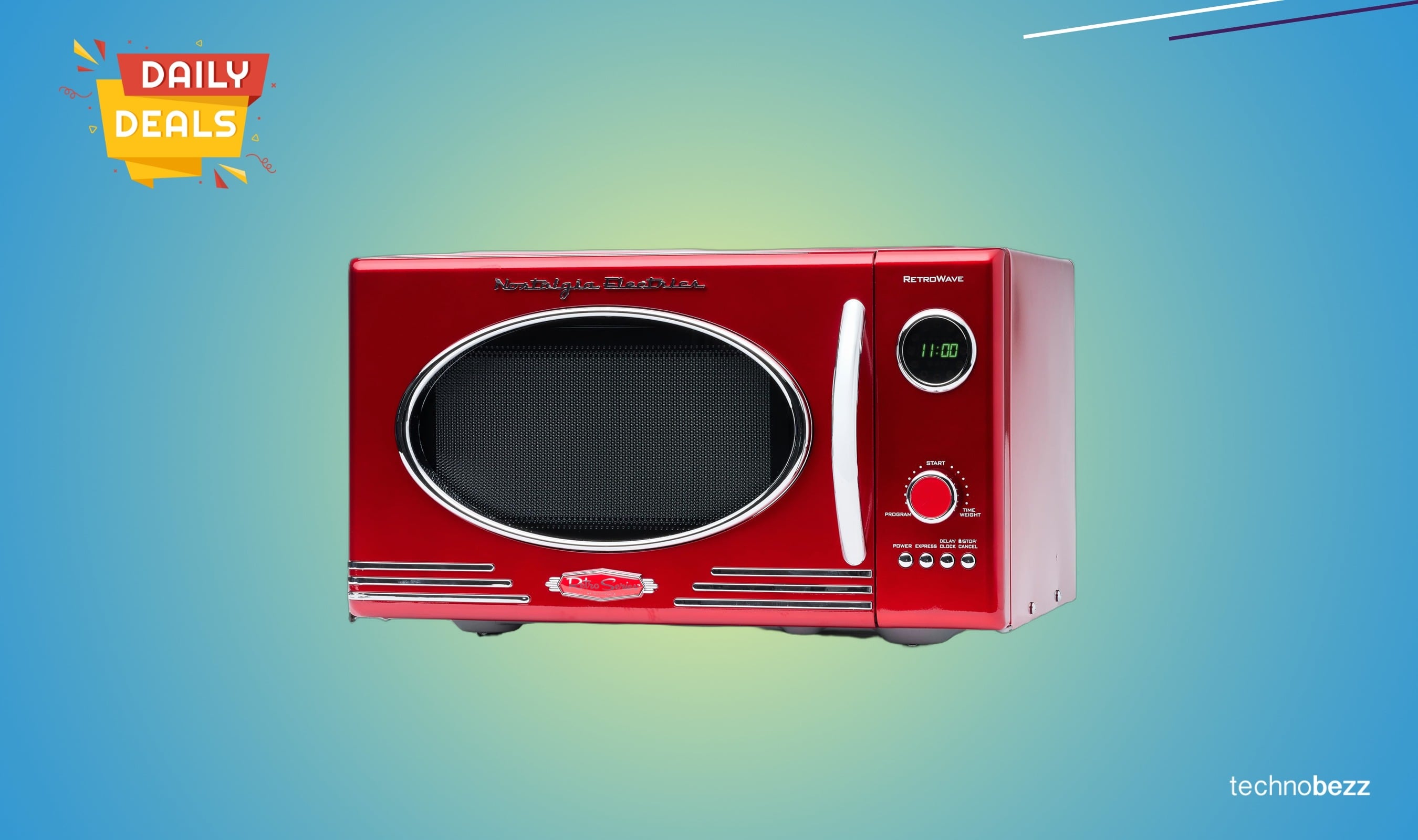 Nostalgia Retro Countertop Microwave Oven drops to $104.99