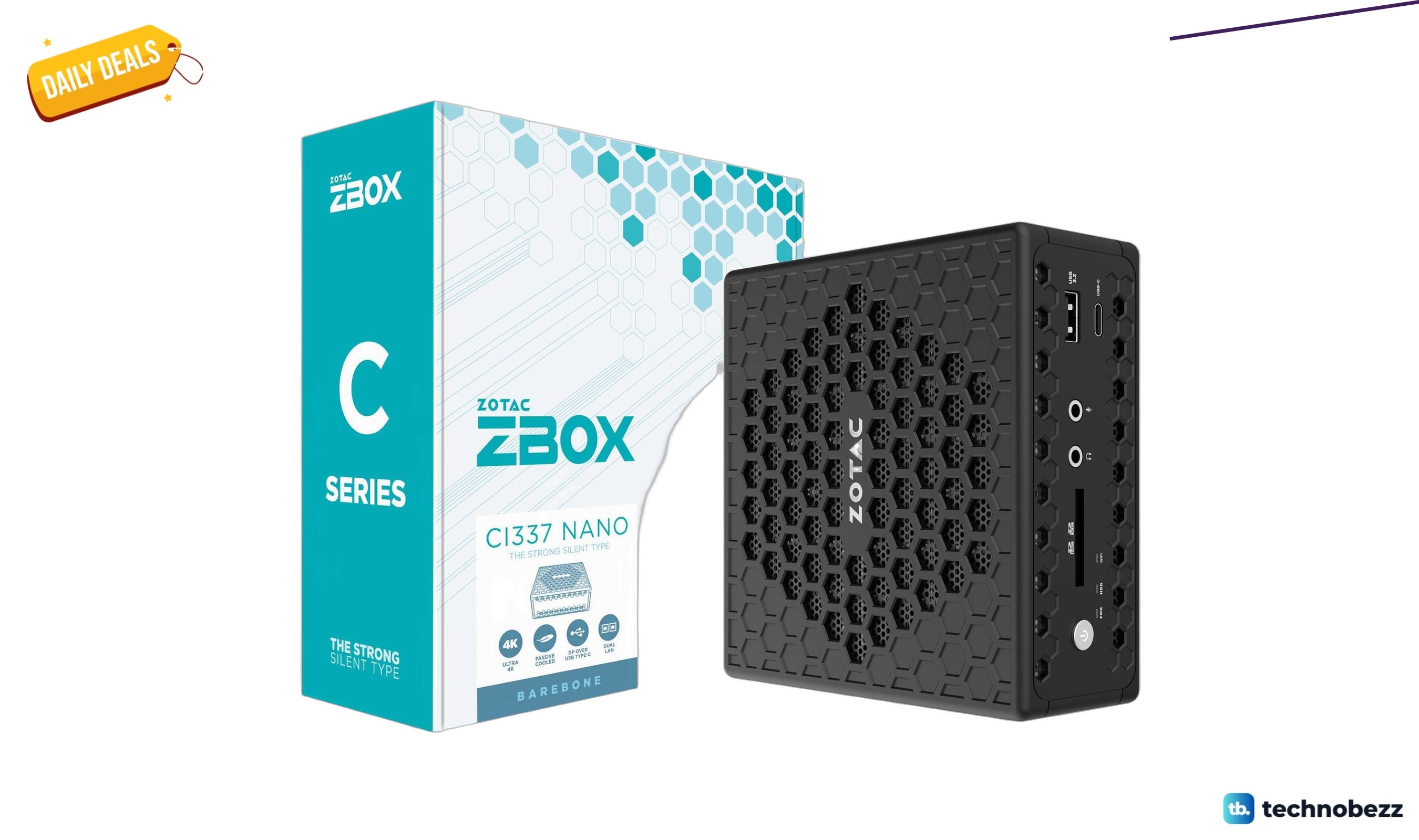 ZOTAC ZBOX CI337 Nano Fanless Silent Mini drops to $221.49 on Amazon