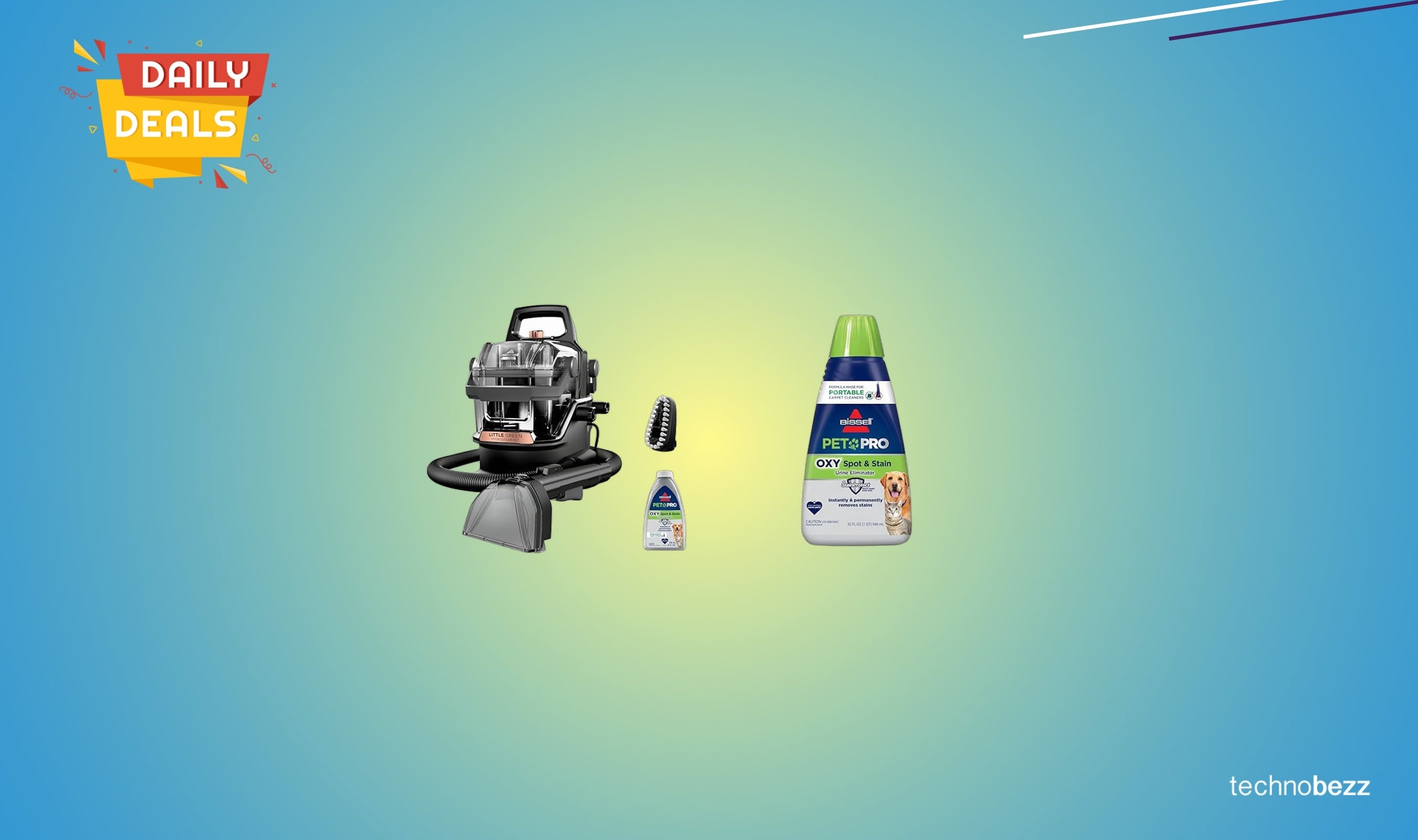 BISSELL Little Green HydroSteam Portable Carpet Cleaner falls to $204.09