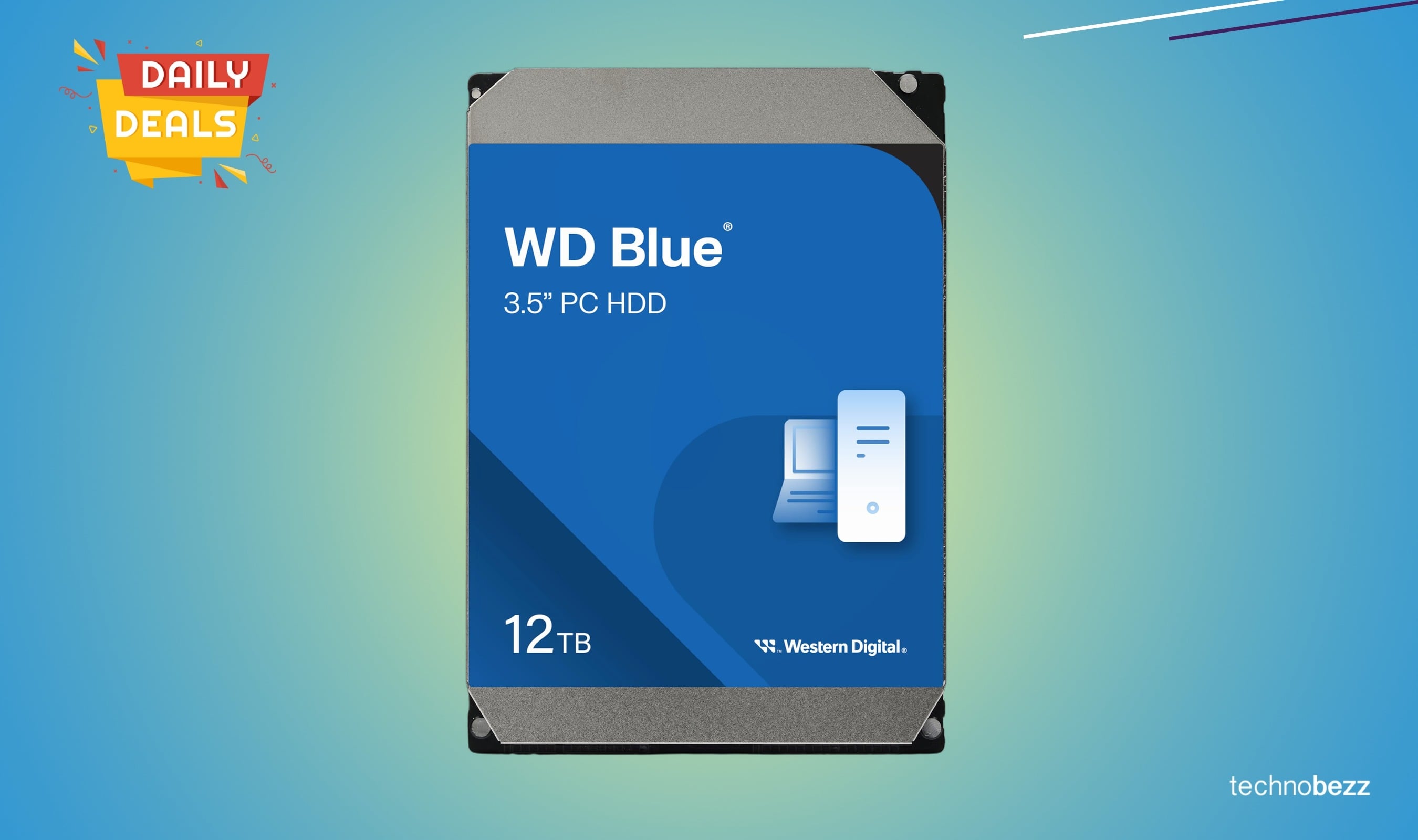 Western Digital WD Blue 12TB Hard Drive drops to $269.99
