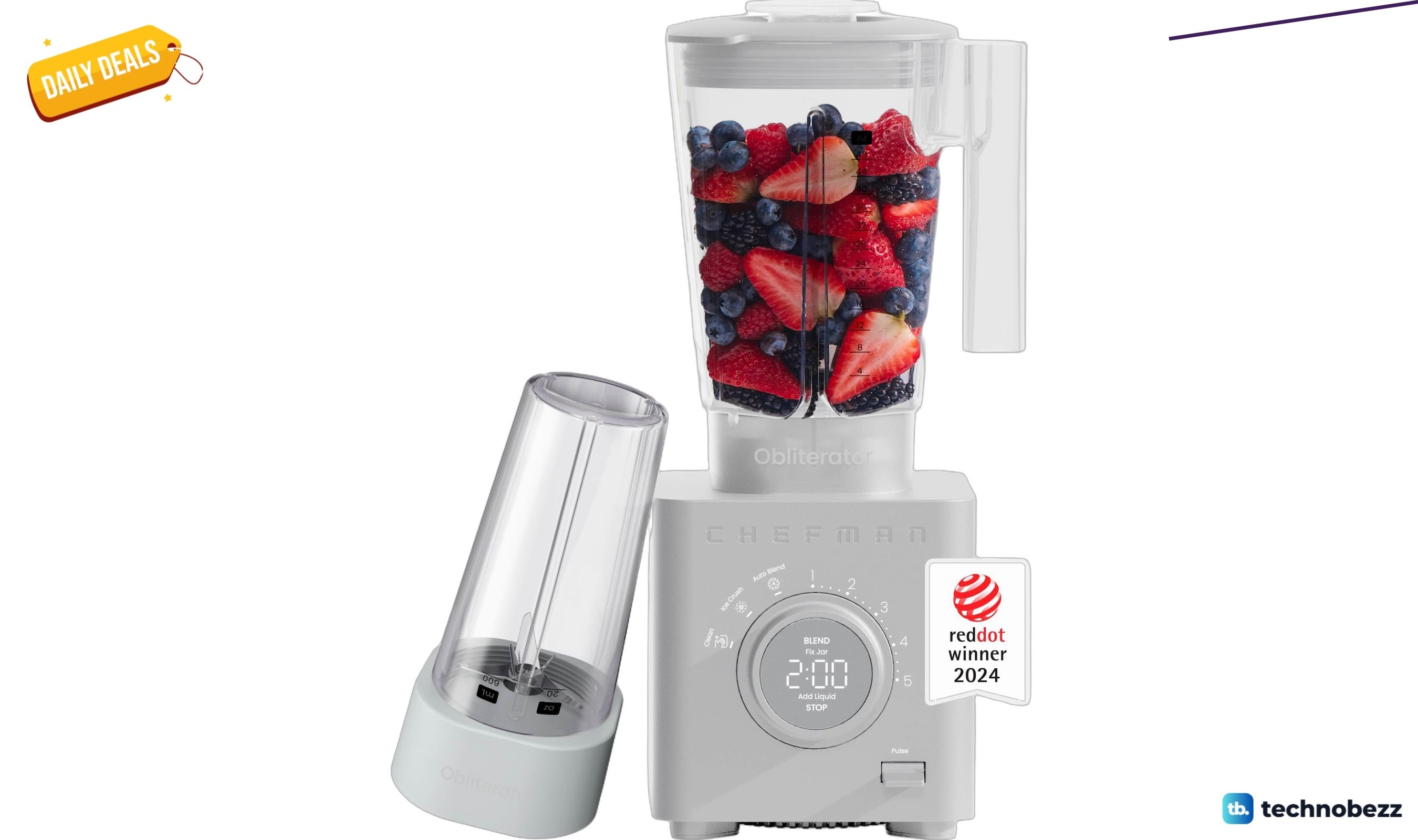 Chefman Obliterator 48 oz Countertop Blender drops to $82.02 on Amazon