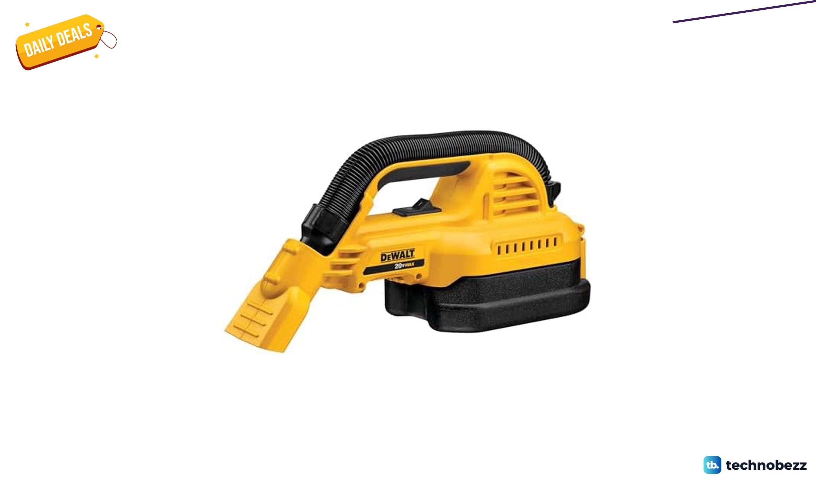 DEWALT DCV517B 20V MAX Hand Vacuum now $103.99 at Woot