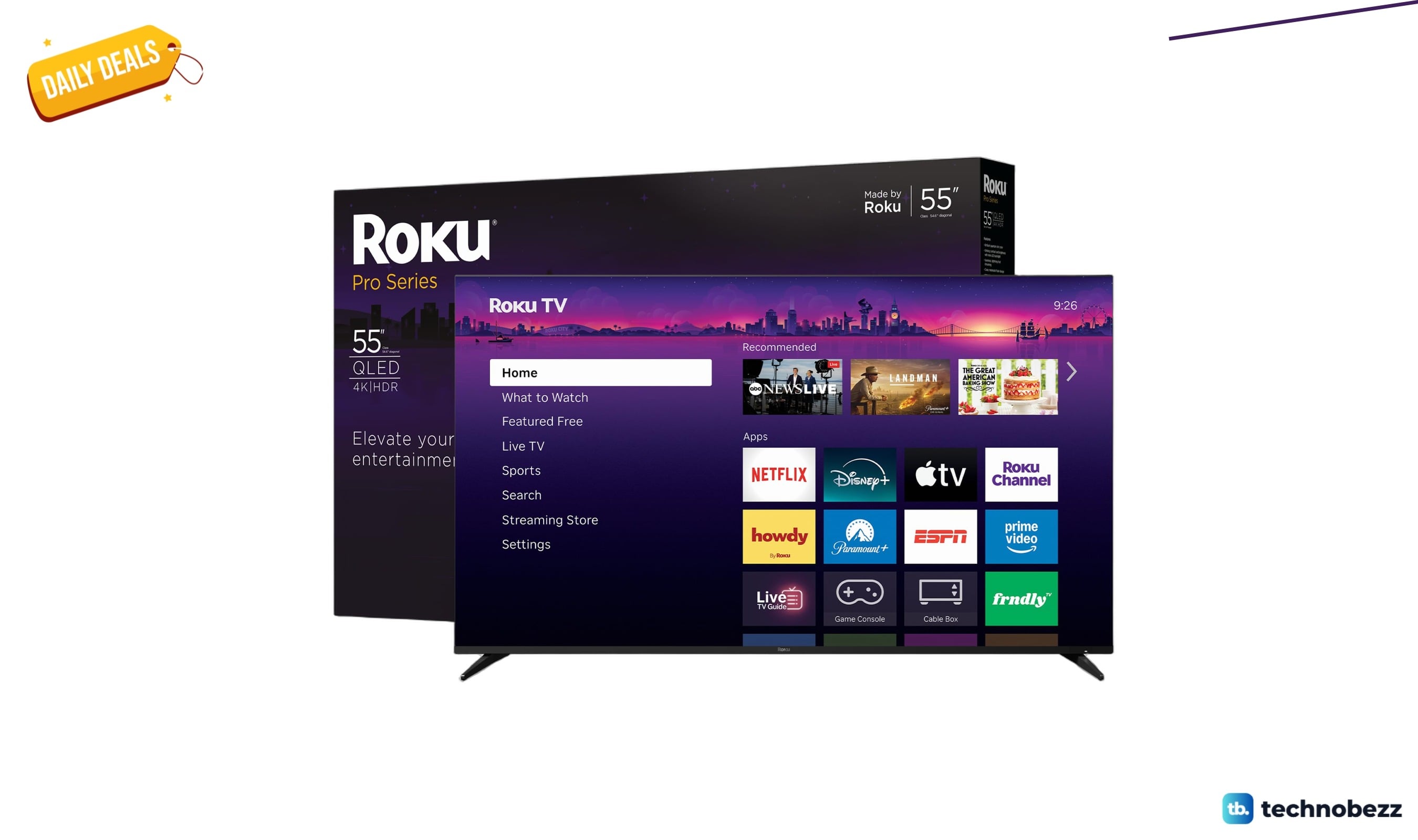 Roku Pro Series 55-inch QLED Smart TV drops to $599.99 at Amazon