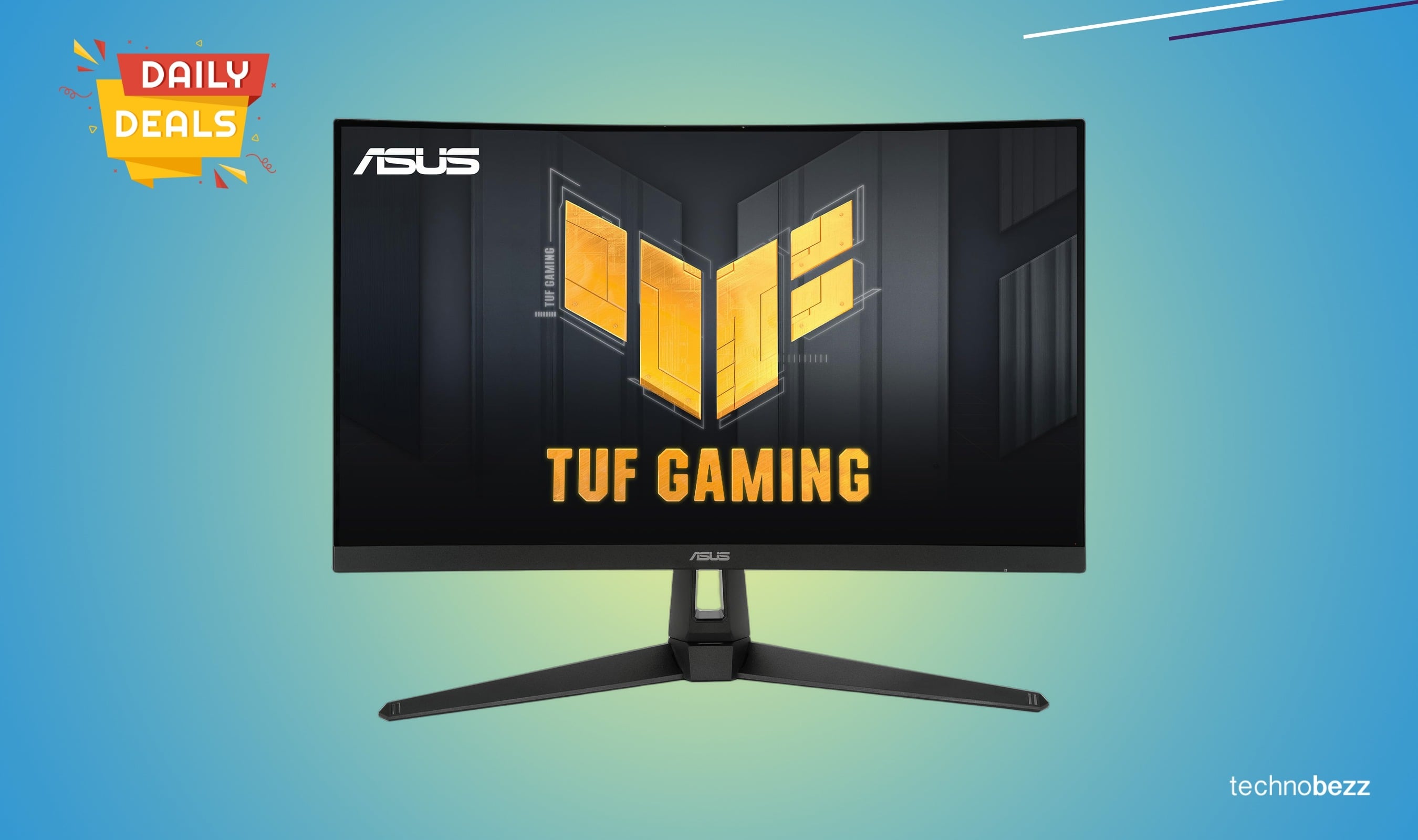 ASUS TUF Gaming VG27VH1B curved monitor drops to $139