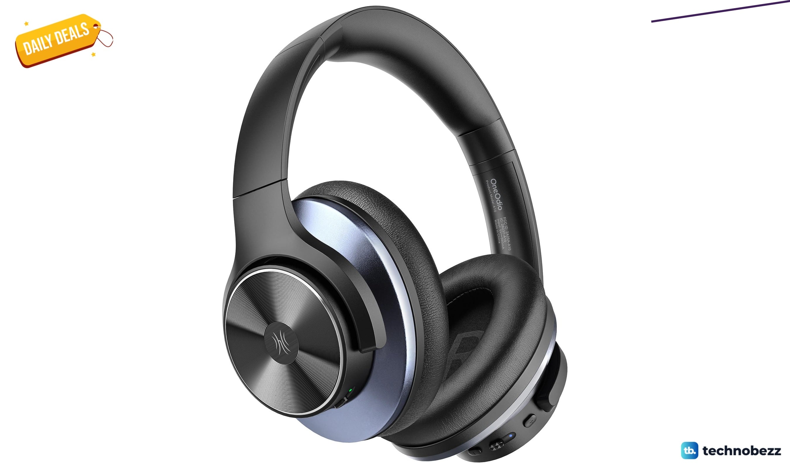 OneOdio Focus A10 Wireless Active Noise Cancelling Headphones now selling for $71.19