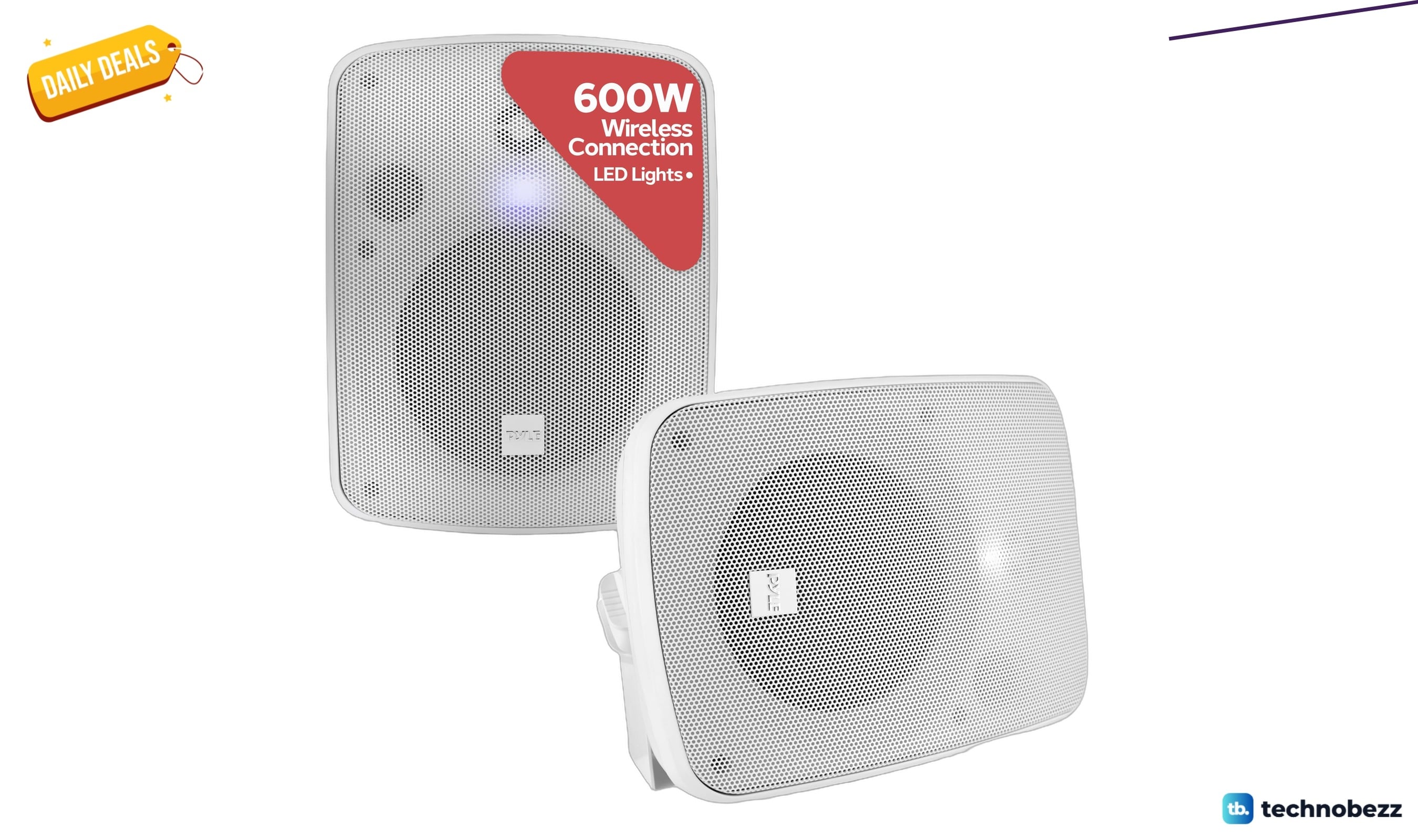 Pyle 5.25 Inch Outdoor Bluetooth Speakers price drops to $188.99