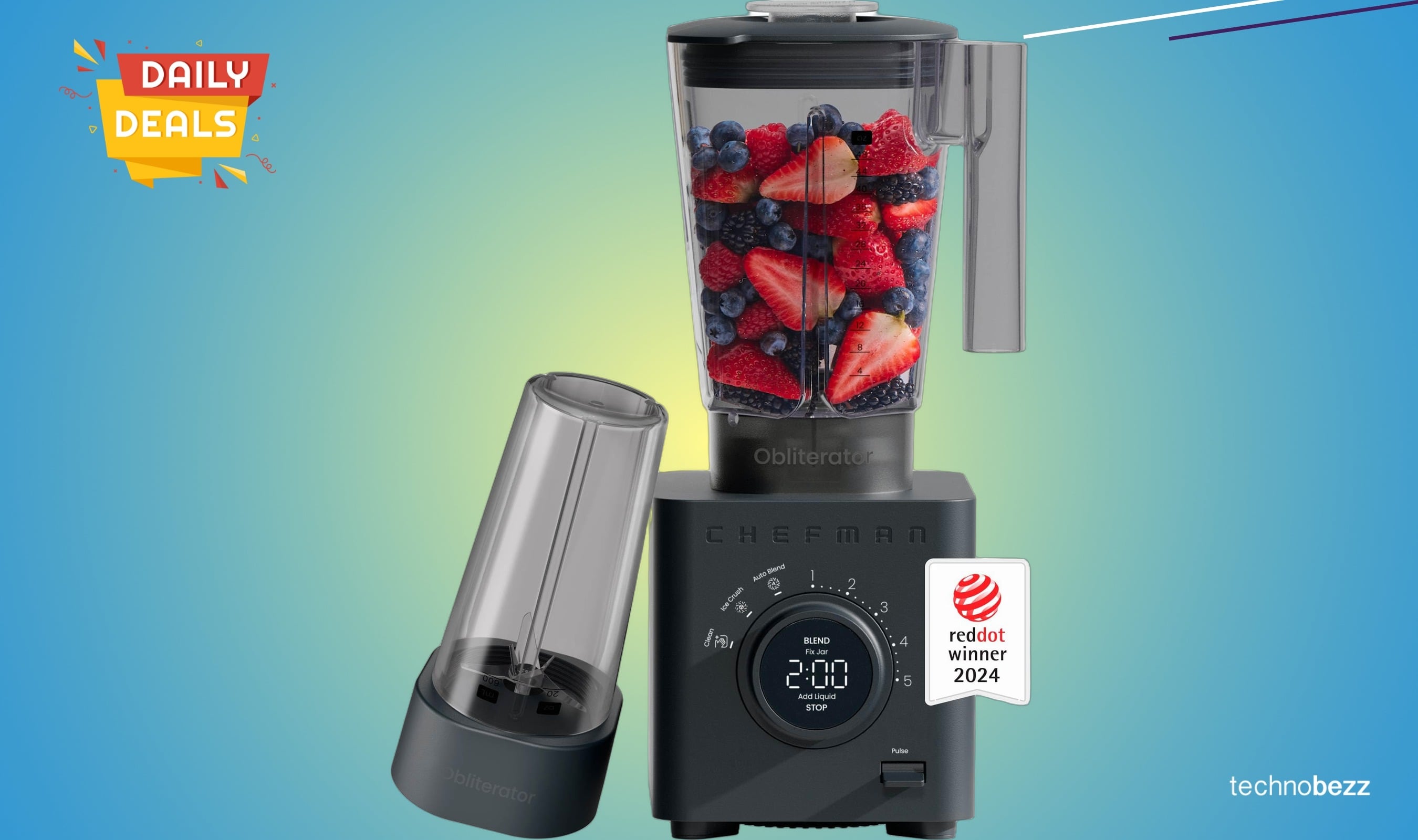 Chefman Obliterator 48 oz Blender now available for $54.35