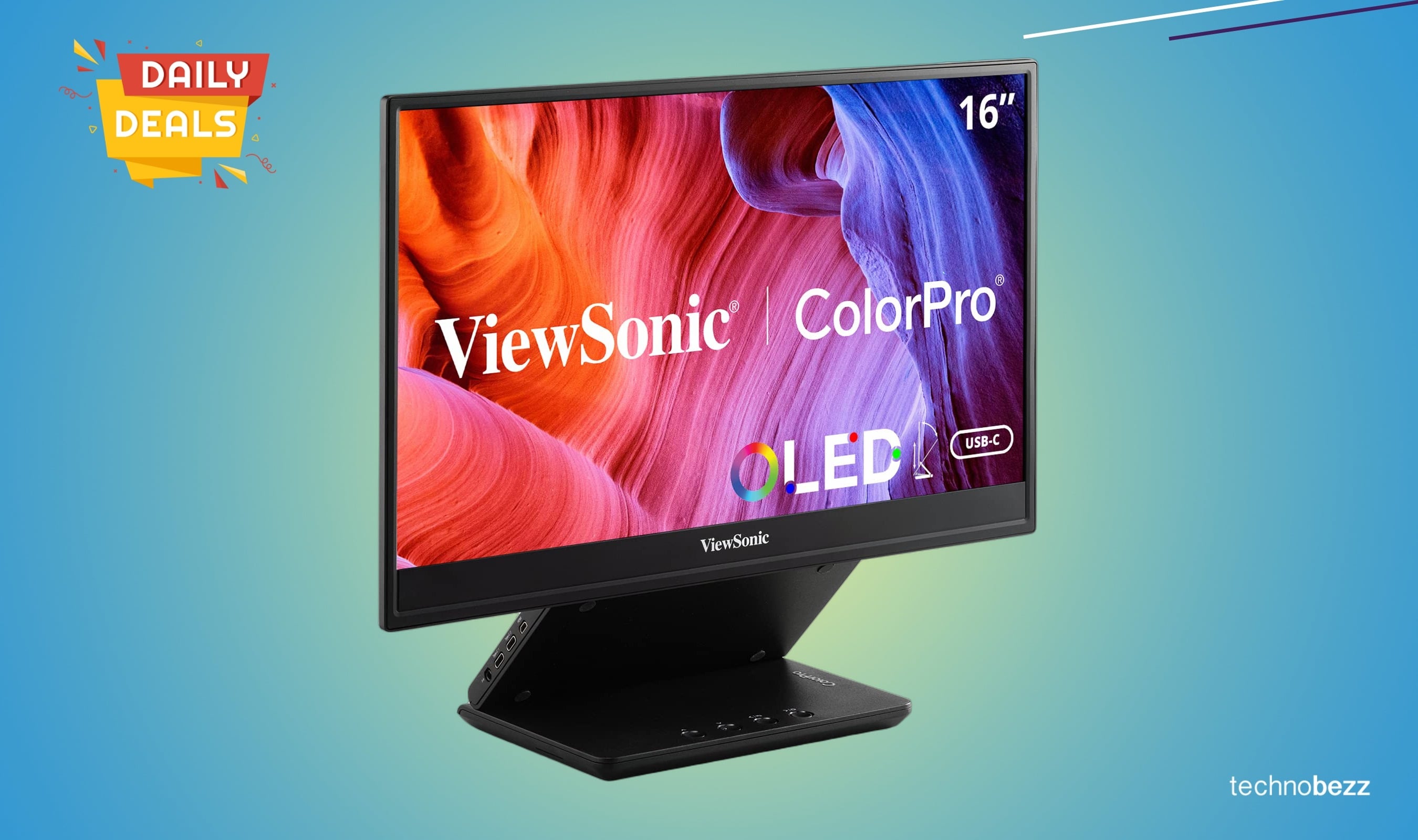 ViewSonic VP16-OLED portable OLED monitor drops to $279.99