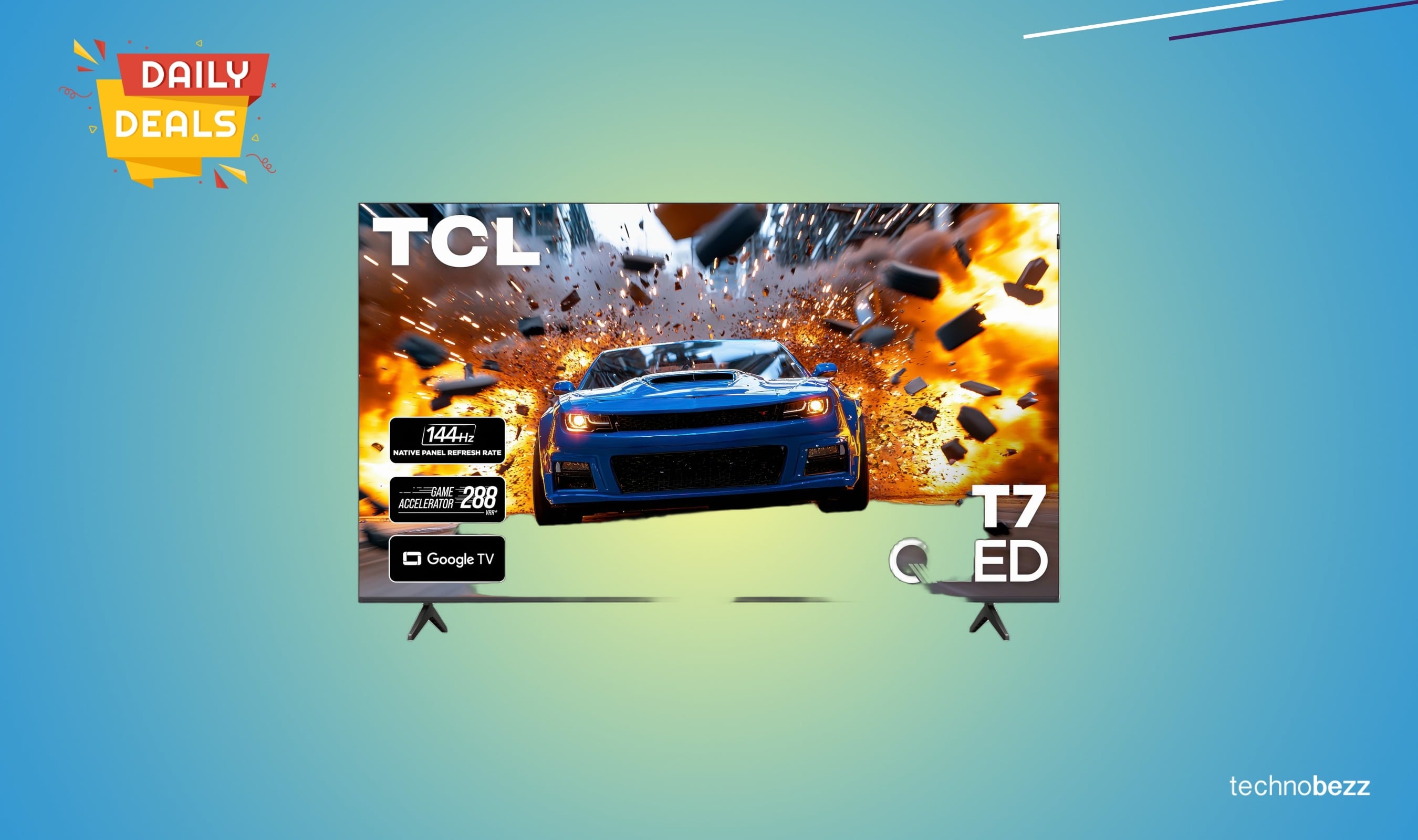 TCL 75 Class T7 4K QLED TV hits new low price at $629.99