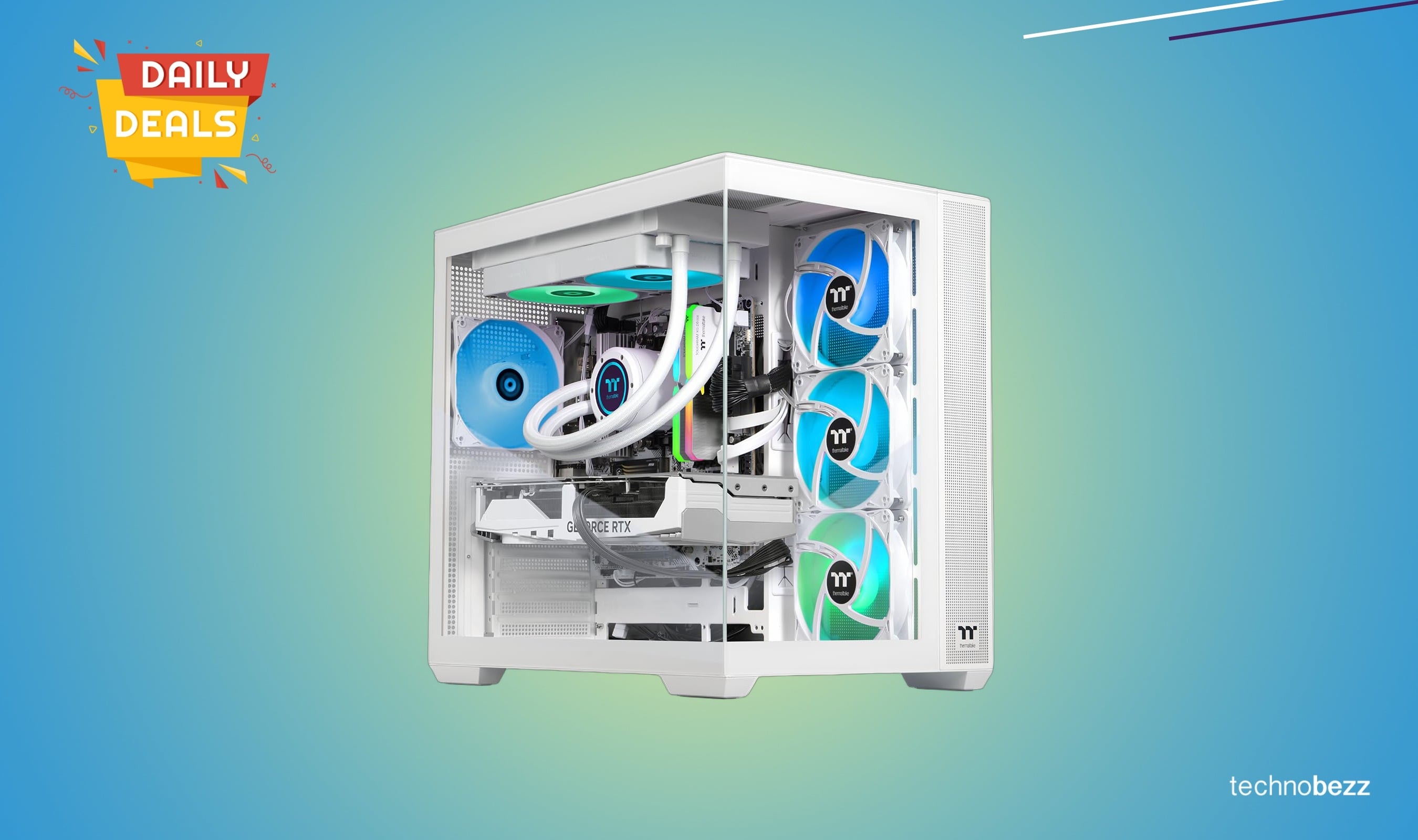 Thermaltake LCGS View 7880S-380 Gaming Desktop with RTX 5080 drops to $2519.99