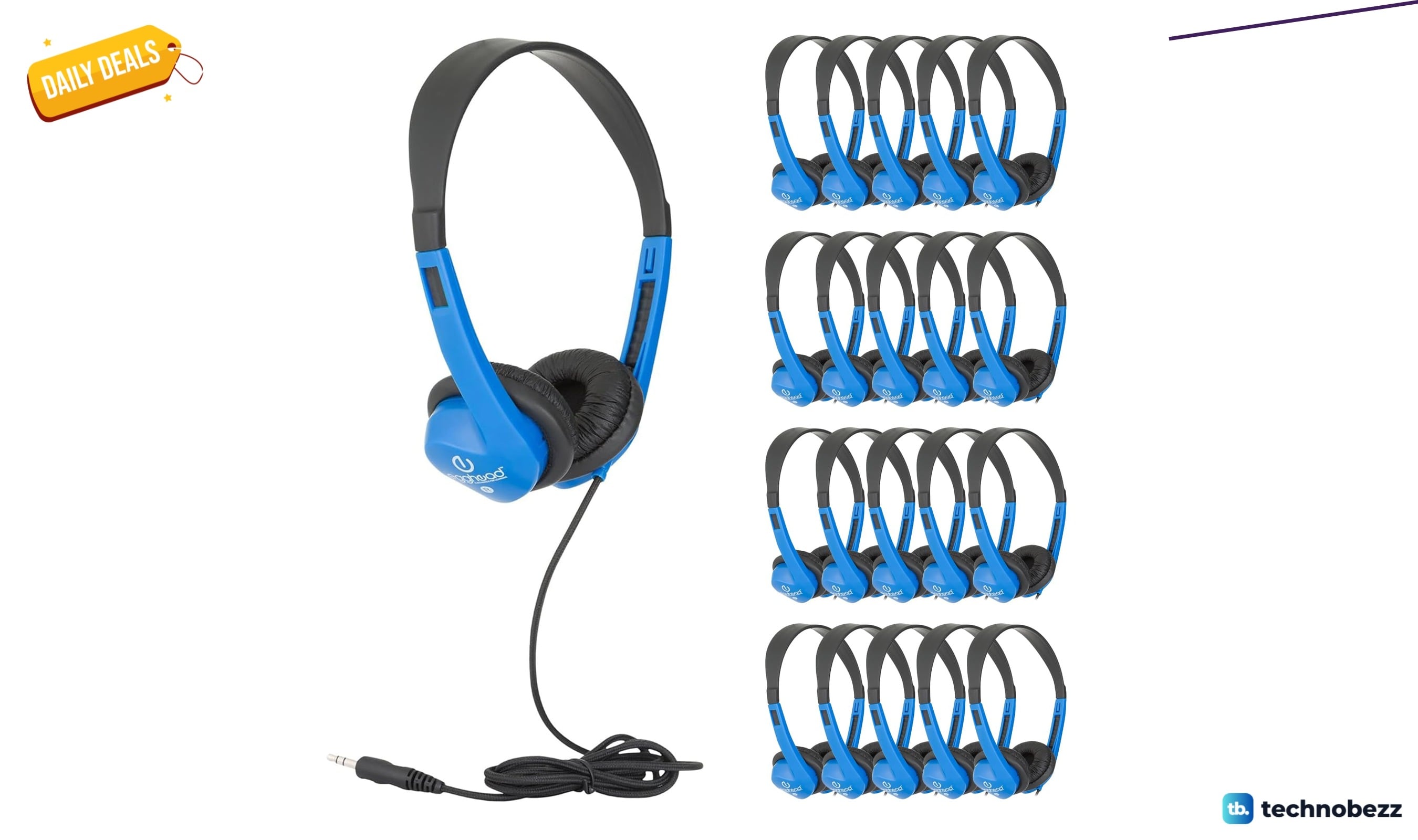 Egghead Heavy-Duty Kids' Stereo Headphones sees price cut to $132.89