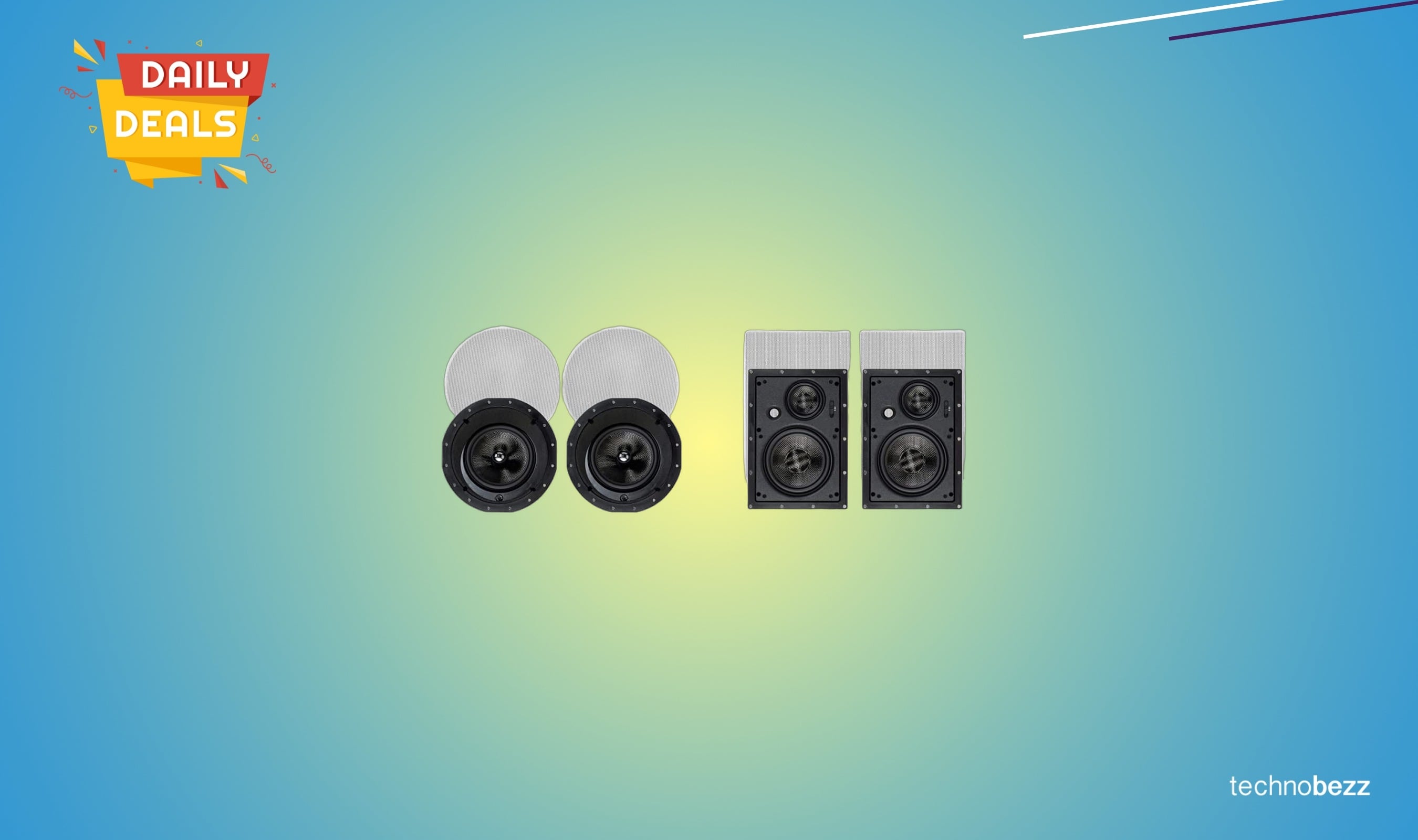 Monoprice Carbon Fiber In-Ceiling Speakers now available for $359.98