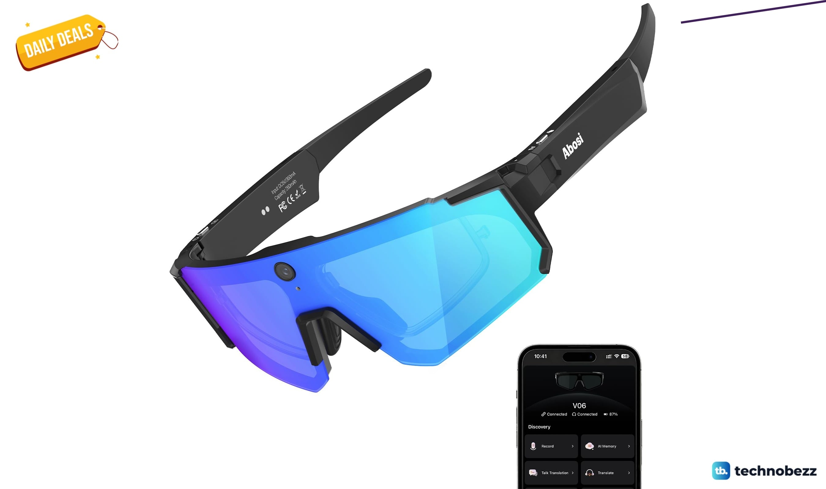 Abosi AI Smart Glasses now available from $119.69 on Amazon