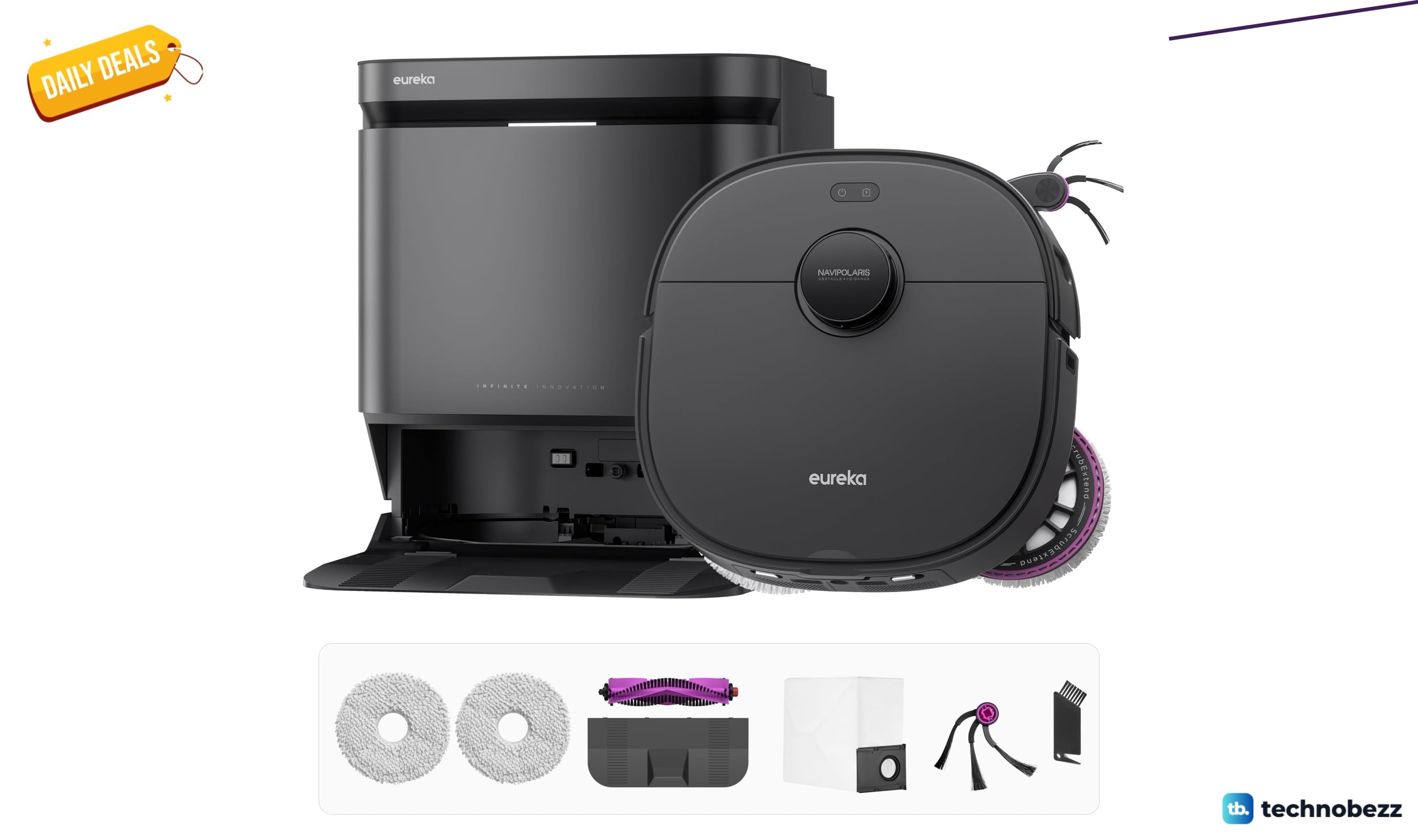 Eureka J15 Max Ultra Self-Emptying Robot Vacuum drops to $899.98